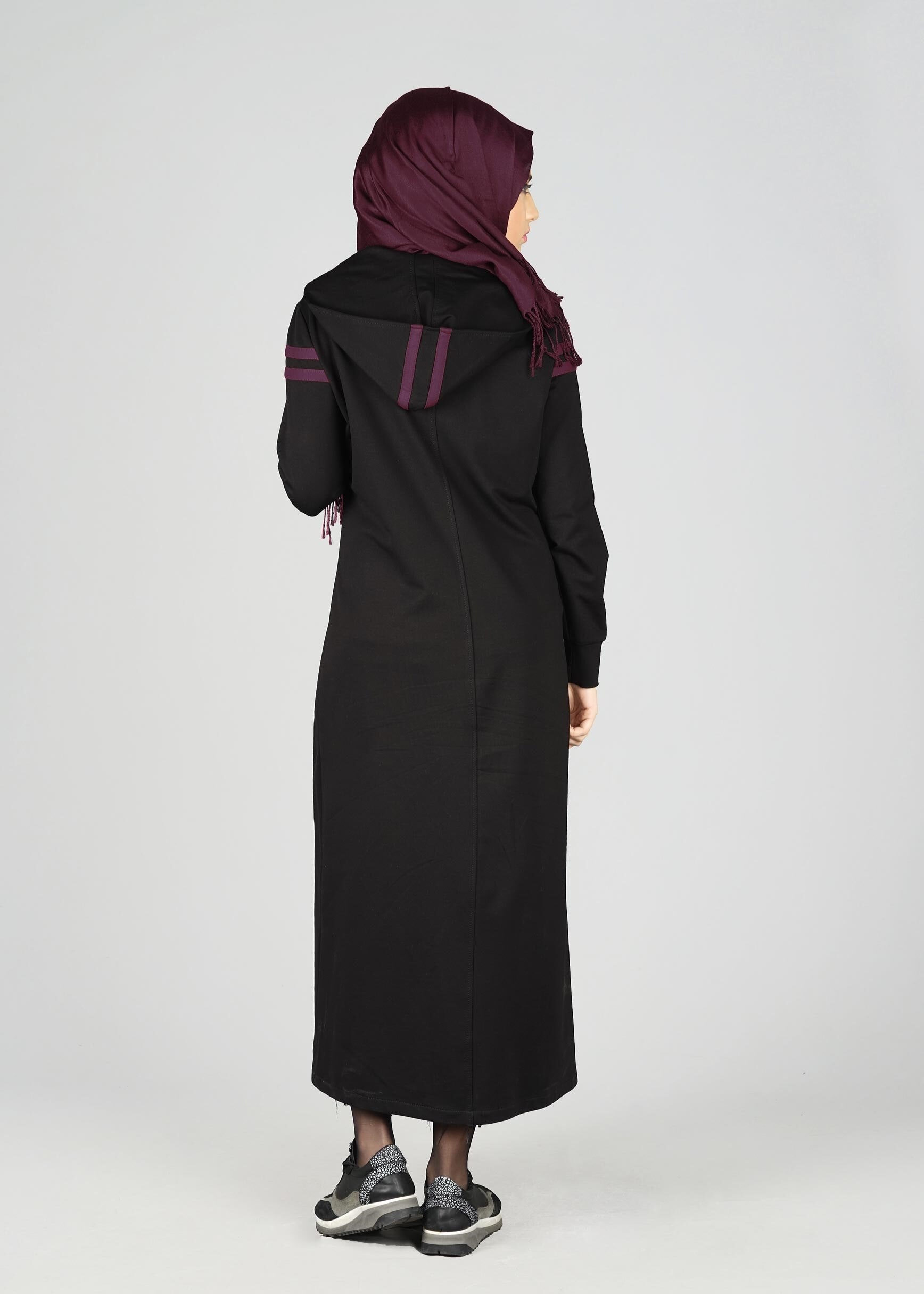 Tesettür giyim SİYAH 4144 EŞOFMAN