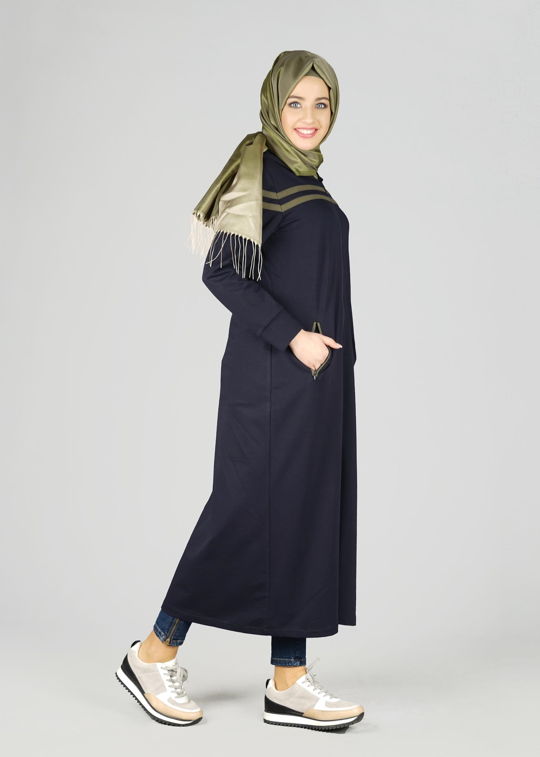 Tesettür giyim LACİVERT 4144 EŞOFMAN