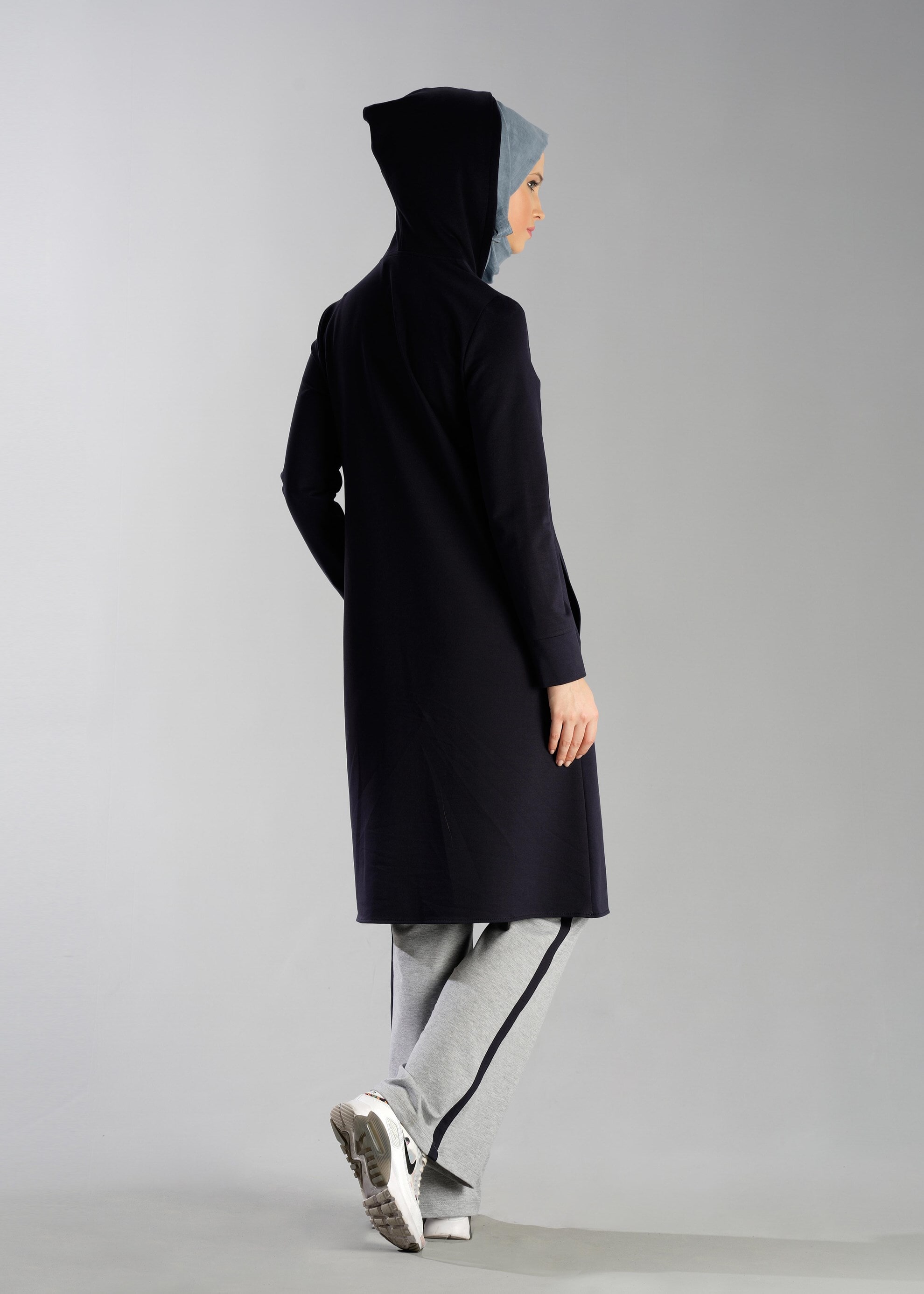 Tesettür giyim LACİVERT 4863 EŞOFMAN TAKIMI