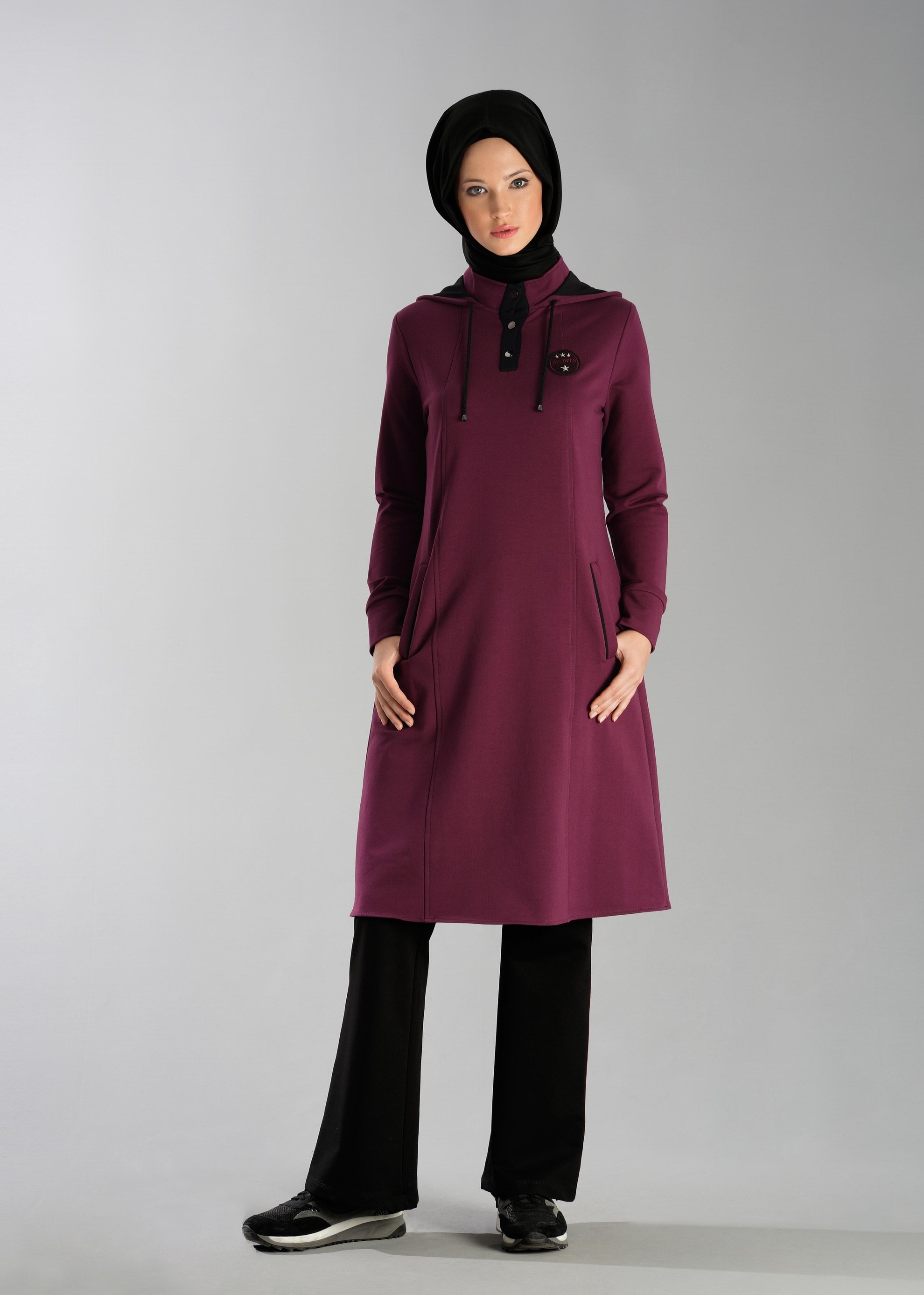 Tesettür giyim MOR 4863 EŞOFMAN TAKIMI