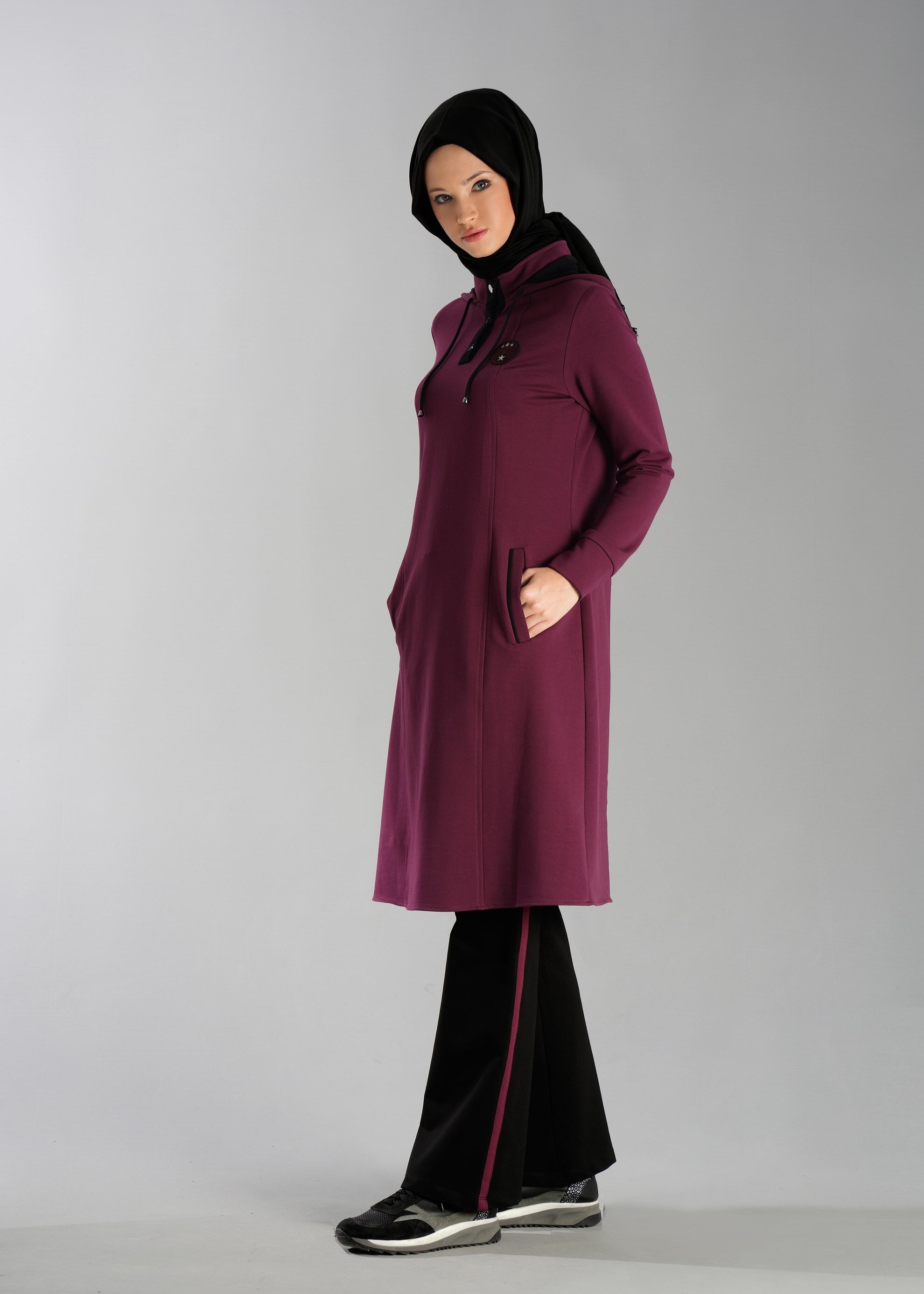 Tesettür giyim MOR 4863 EŞOFMAN TAKIMI