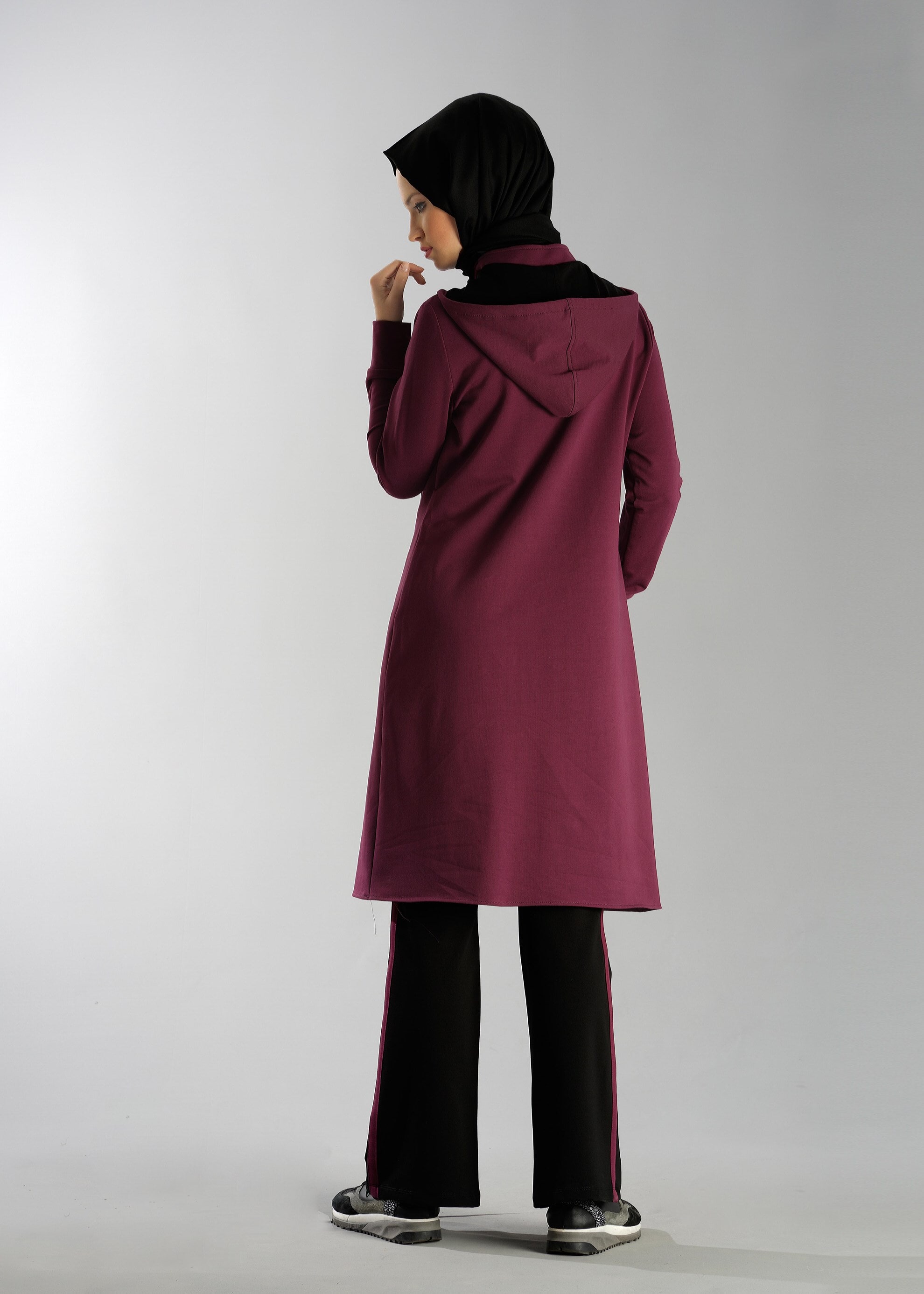 Tesettür giyim MOR 4863 EŞOFMAN TAKIMI