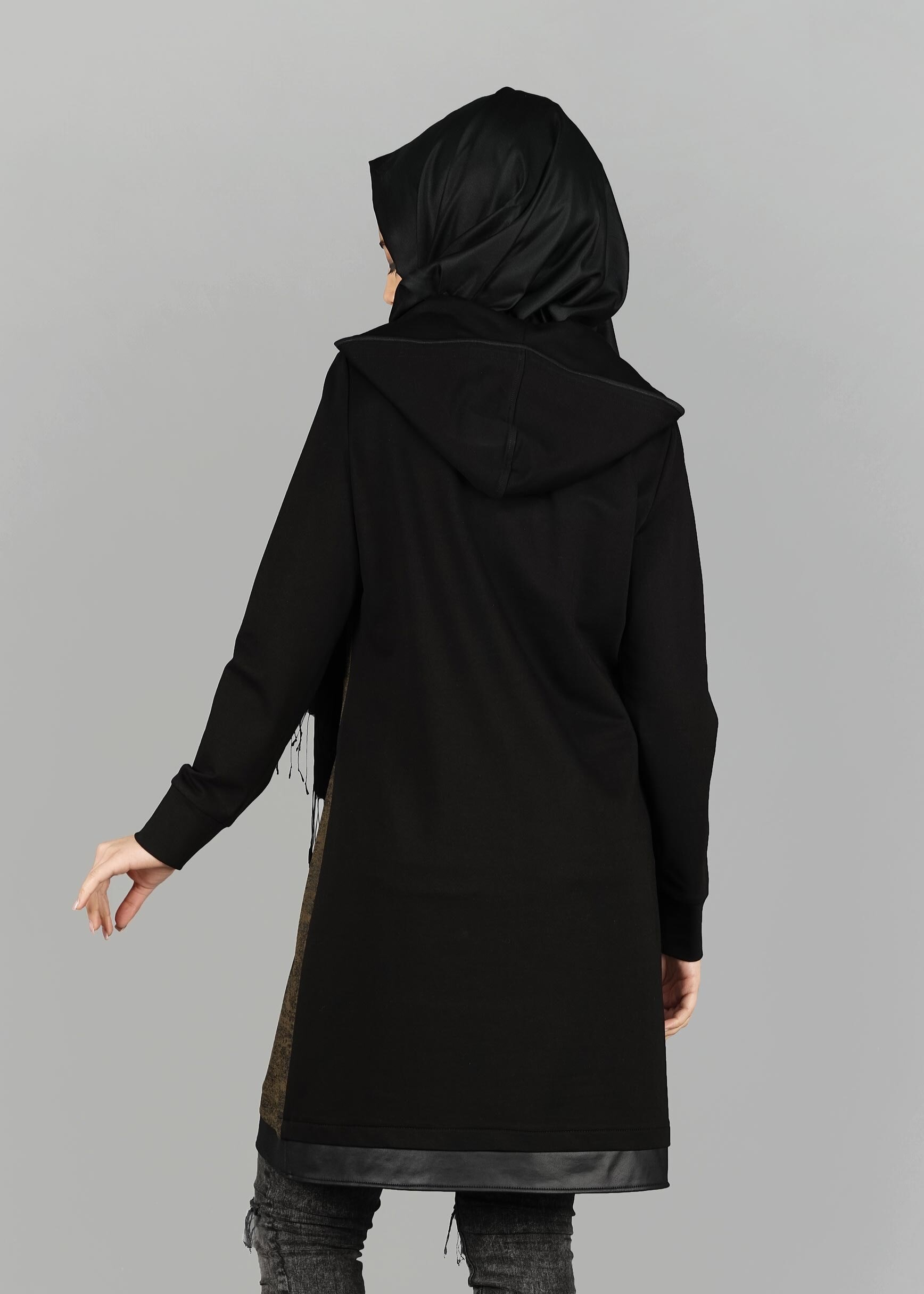 Tesettür giyim HAKİ 4875 TUNİK