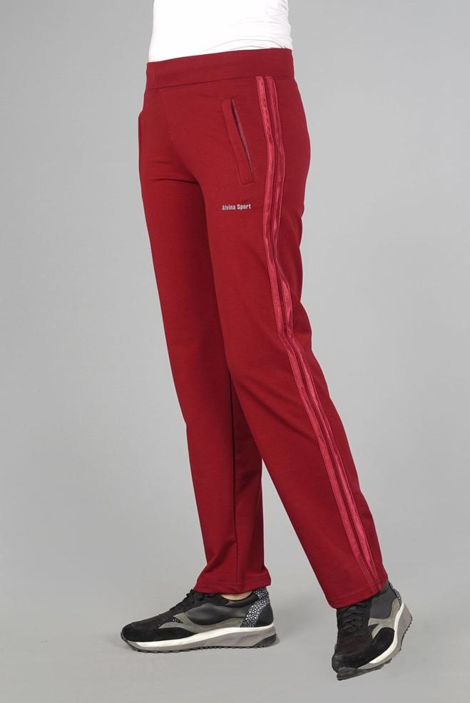Vêtements hijab ROUGE BORDEAUX PANTALON DE JOGGING 7050  - ALVİNA