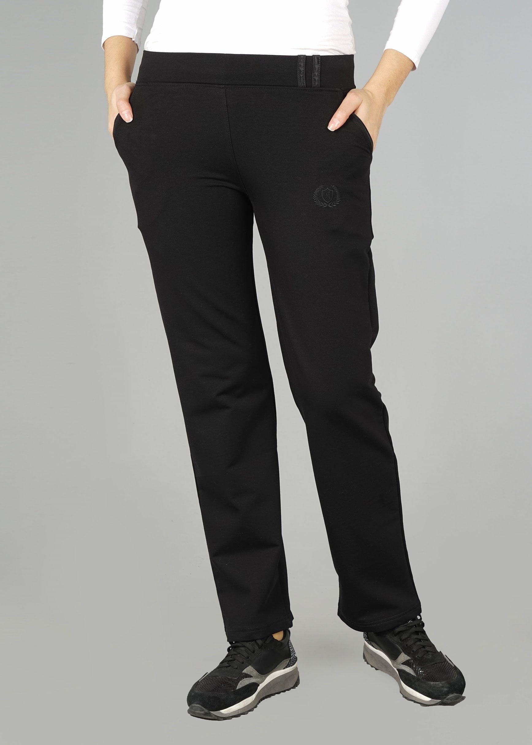 Vêtements hijab NOIR PANTALON DE JOGGING 7051 