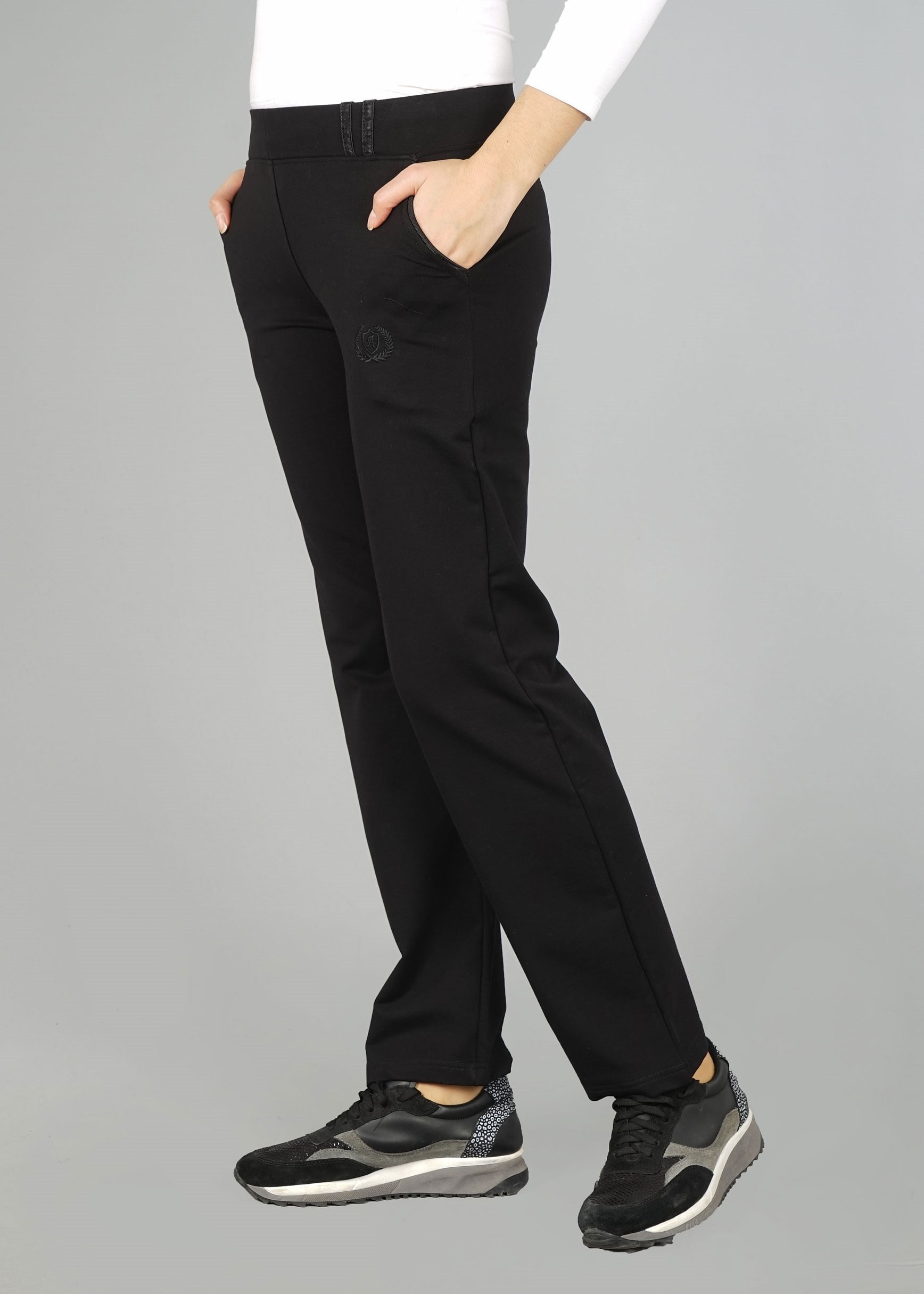 Vêtements hijab NOIR PANTALON DE JOGGING 7051 