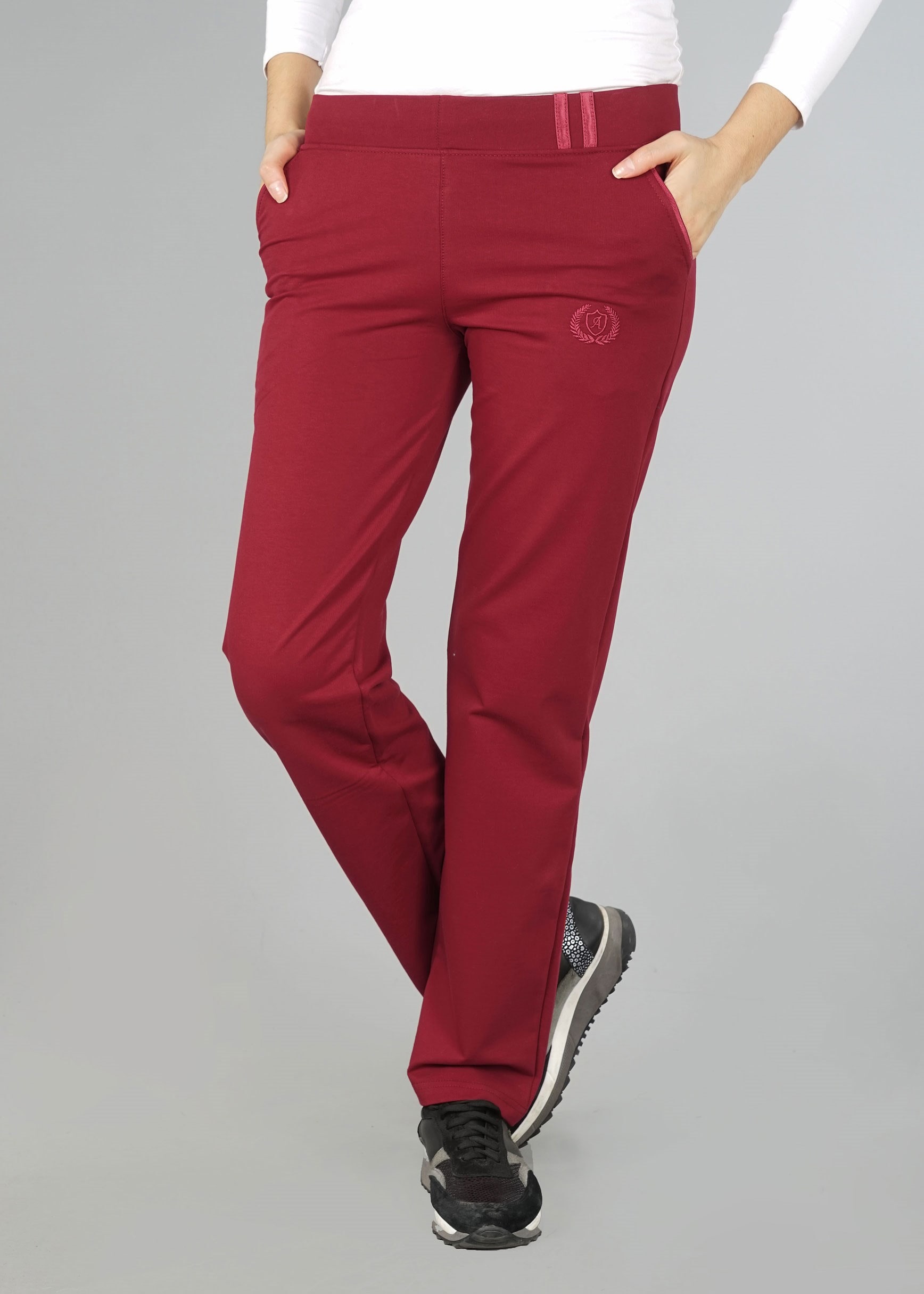 Hijab clothing CLARET RED JOGGERS 7051 