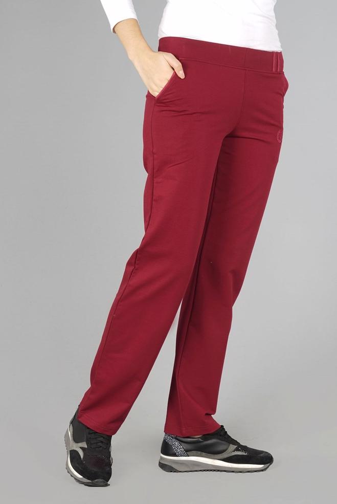 Vêtements hijab ROUGE BORDEAUX PANTALON DE JOGGING 7051  - ALVİNA