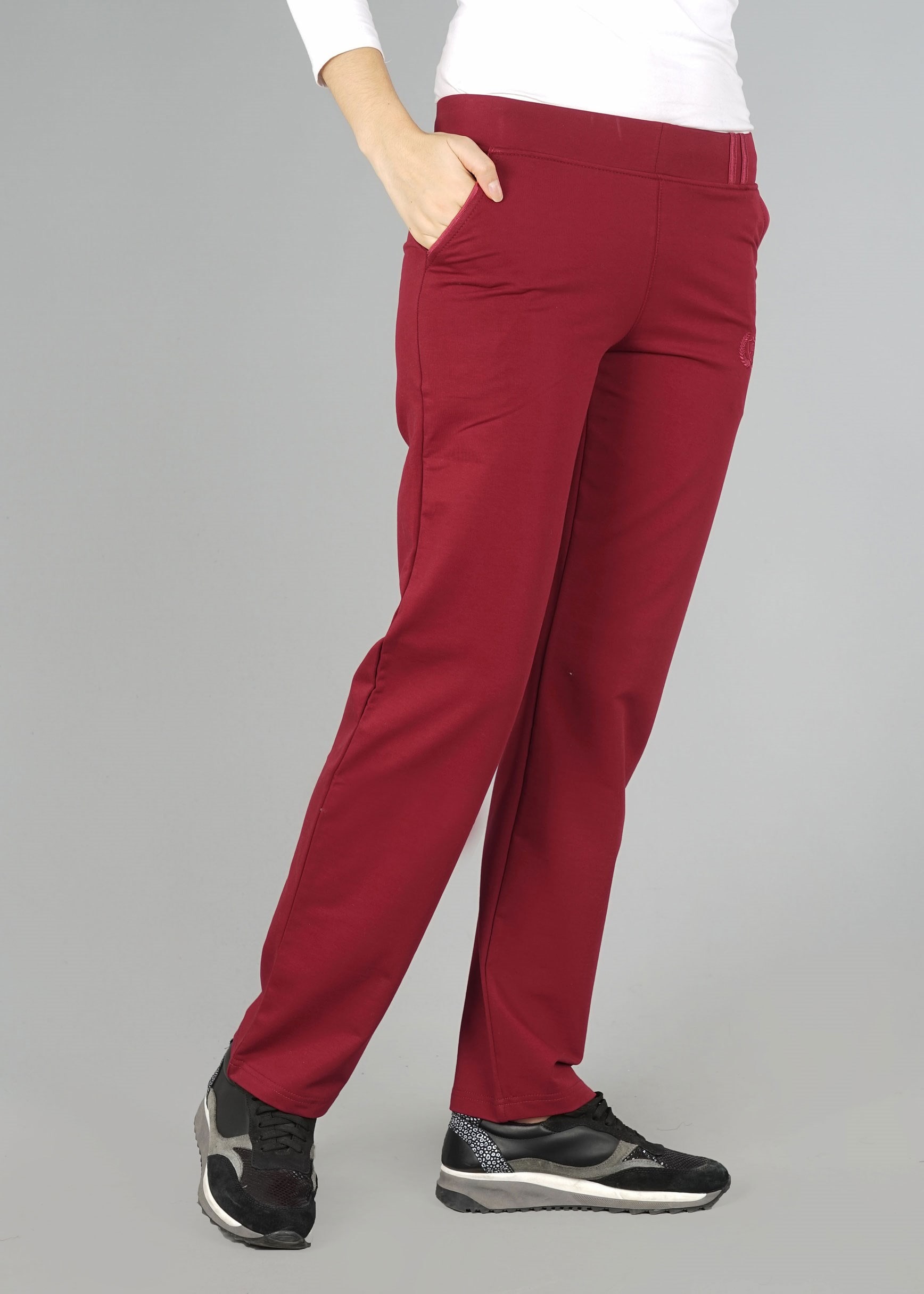 Hijab clothing CLARET RED JOGGERS 7051 