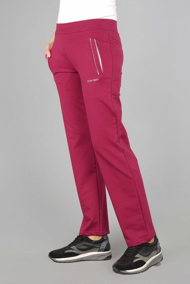 Vêtements hijab POURPRE PANTALON DE JOGGING EN COTON 7052  - ALVİNA