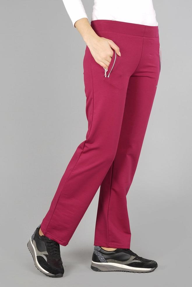 Vêtements hijab POURPRE PANTALON DE JOGGING EN COTON 7052  - ALVİNA