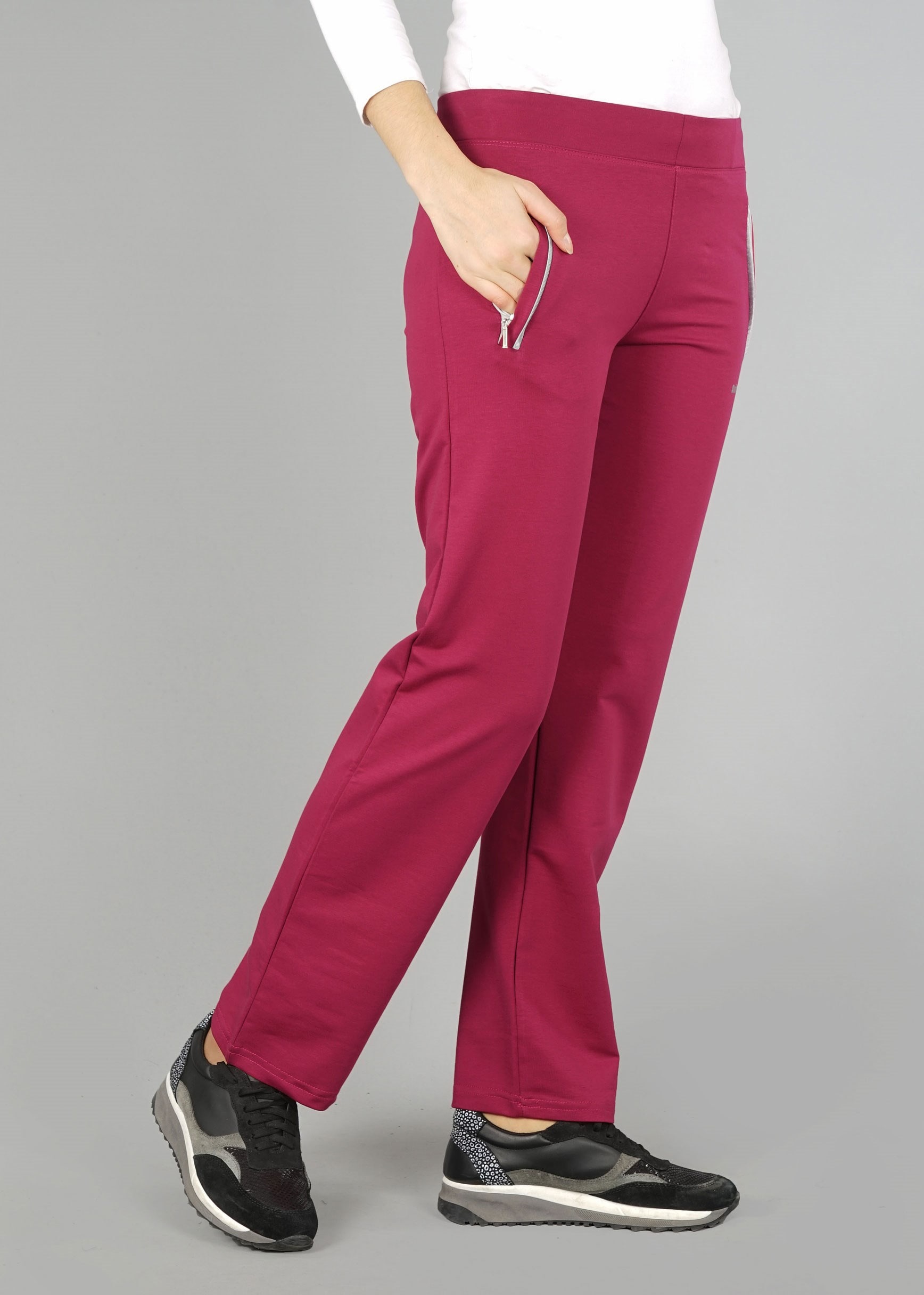 Vêtements hijab POURPRE PANTALON DE JOGGING EN COTON 7052 