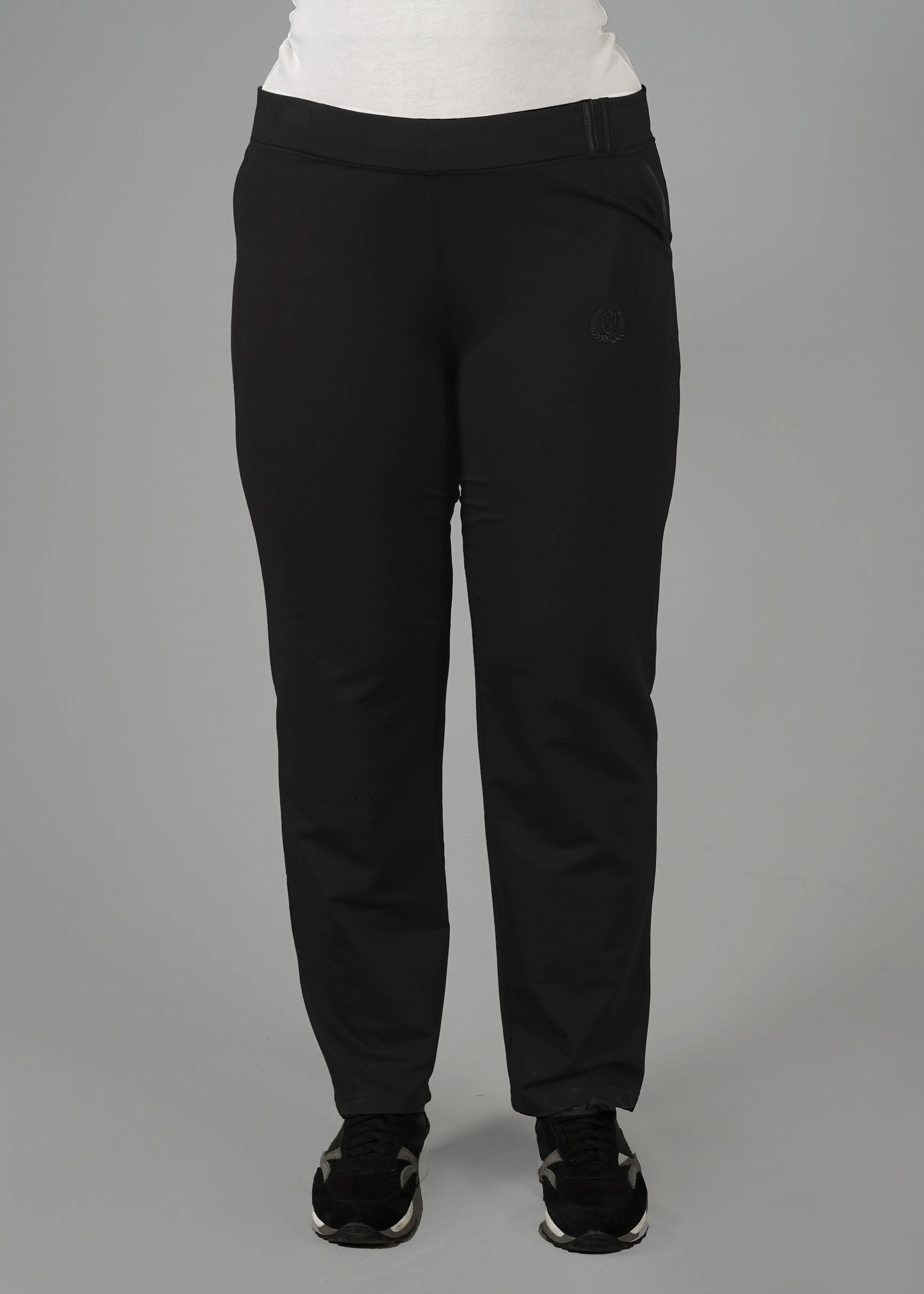 Tesettür giyim SİYAH CEPLİ ORTA BEL EŞOFMAN ALTI 7053