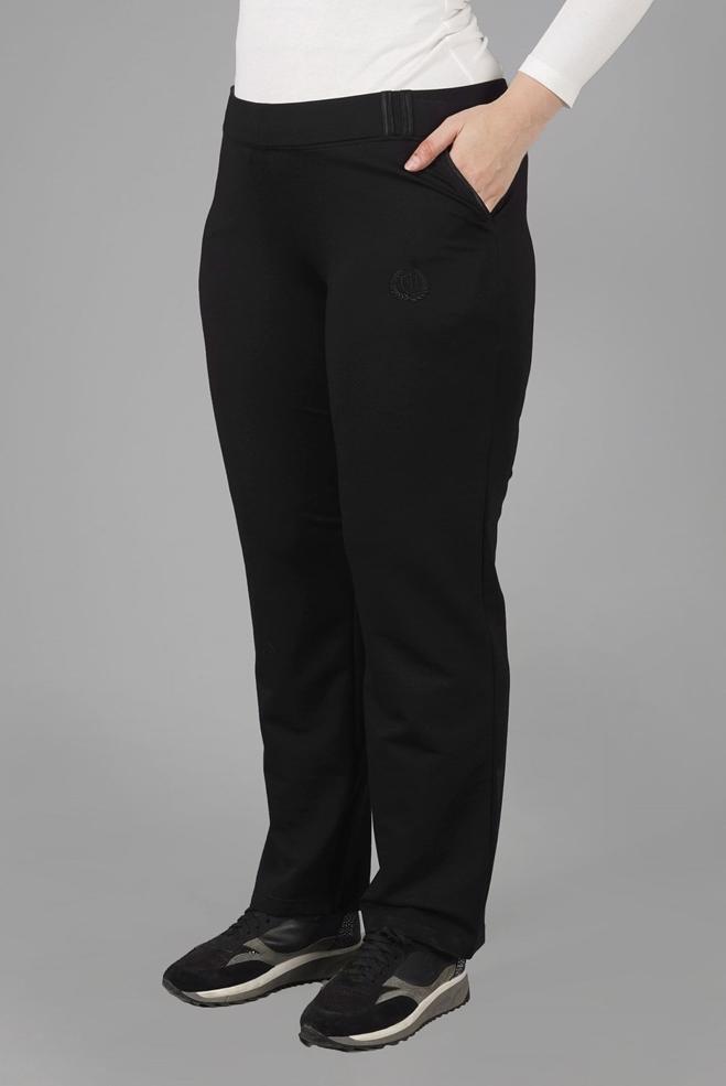 Tesettür giyim SİYAH CEPLİ ORTA BEL EŞOFMAN ALTI 7053 - ALVİNA