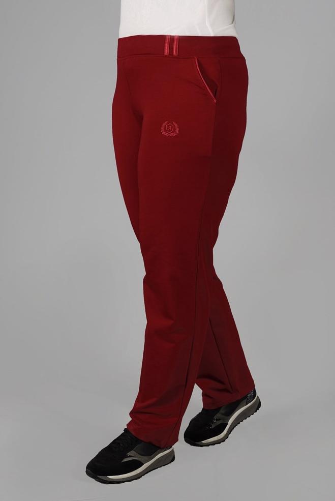 Tesettür giyim BORDO CEPLİ ORTA BEL EŞOFMAN ALTI 7053 - ALVİNA