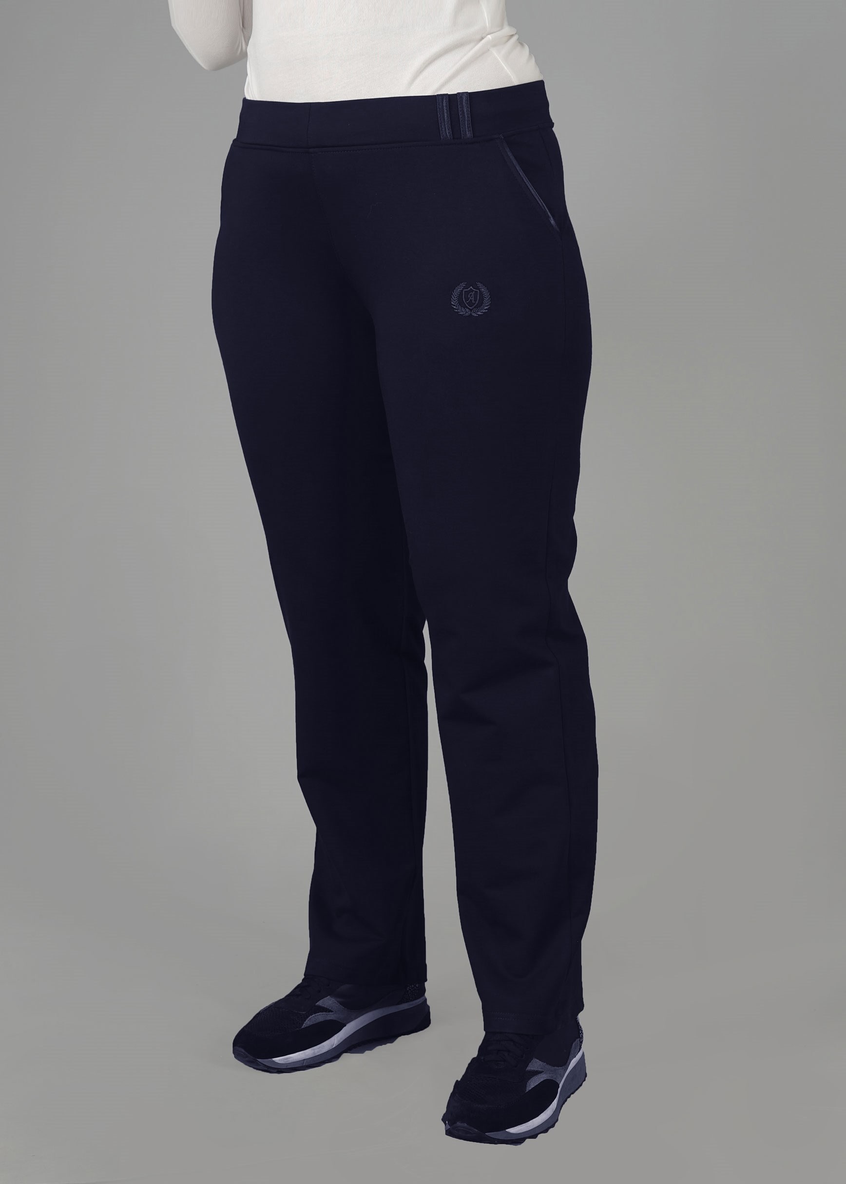 Tesettür giyim LACİVERT CEPLİ ORTA BEL EŞOFMAN ALTI 7053