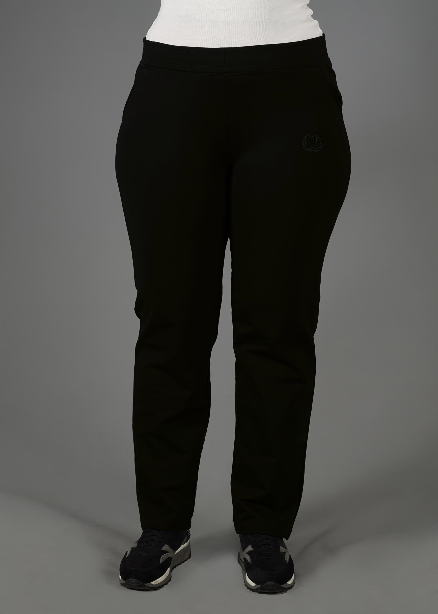 Hijab clothing BLACK POCKETED JOGGERS 7054 