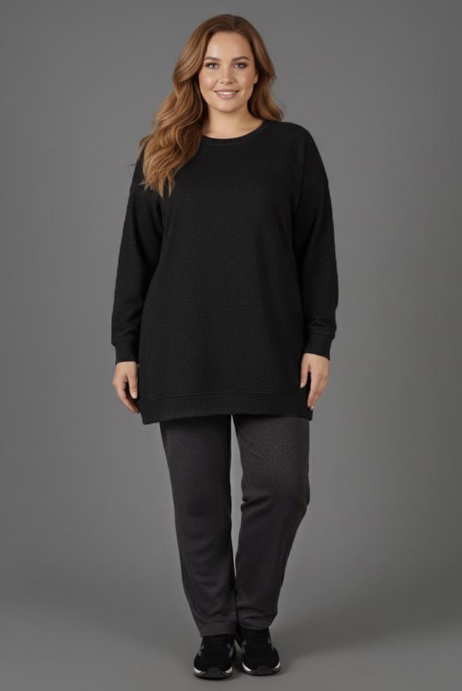 Hijab clothing GREY POCKETED JOGGERS 7054  - ALVİNA