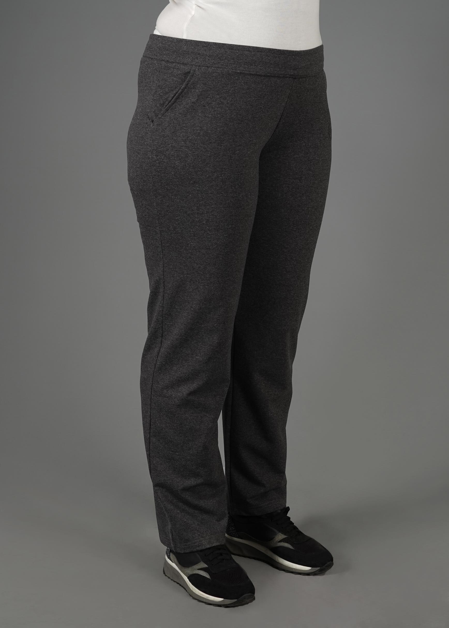 Tesettür giyim GRİ CEPLİ EŞOFMAN ALTI 7054