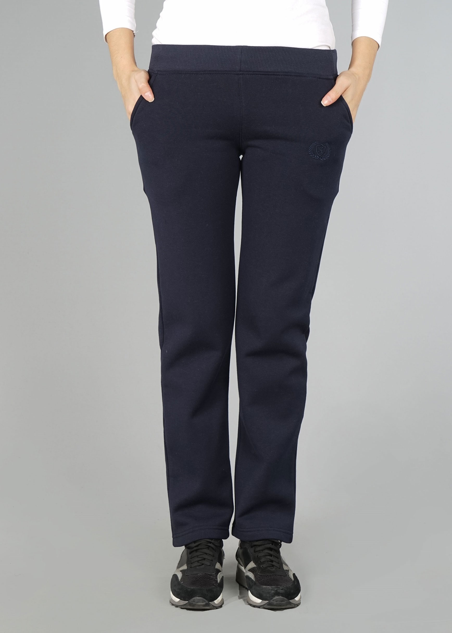 Vêtements hijab BLEU MARINE PANTALON DE JOGGING EN COTON 7055