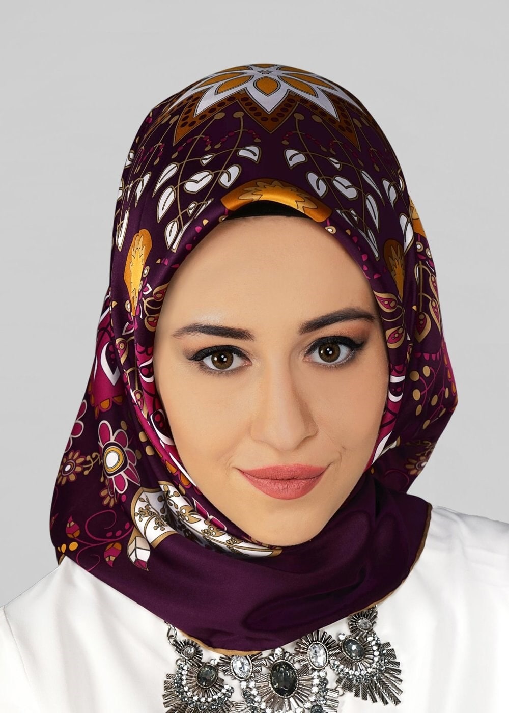 Tesettür giyim MÜRDÜM 11294 ALVİNA DESENLİ EŞARP