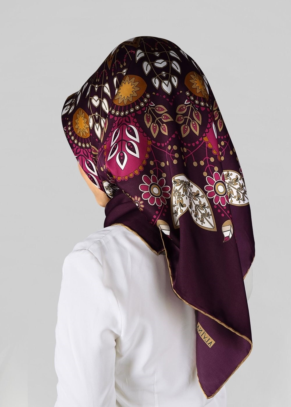 Tesettür giyim MÜRDÜM 11294 ALVİNA DESENLİ EŞARP