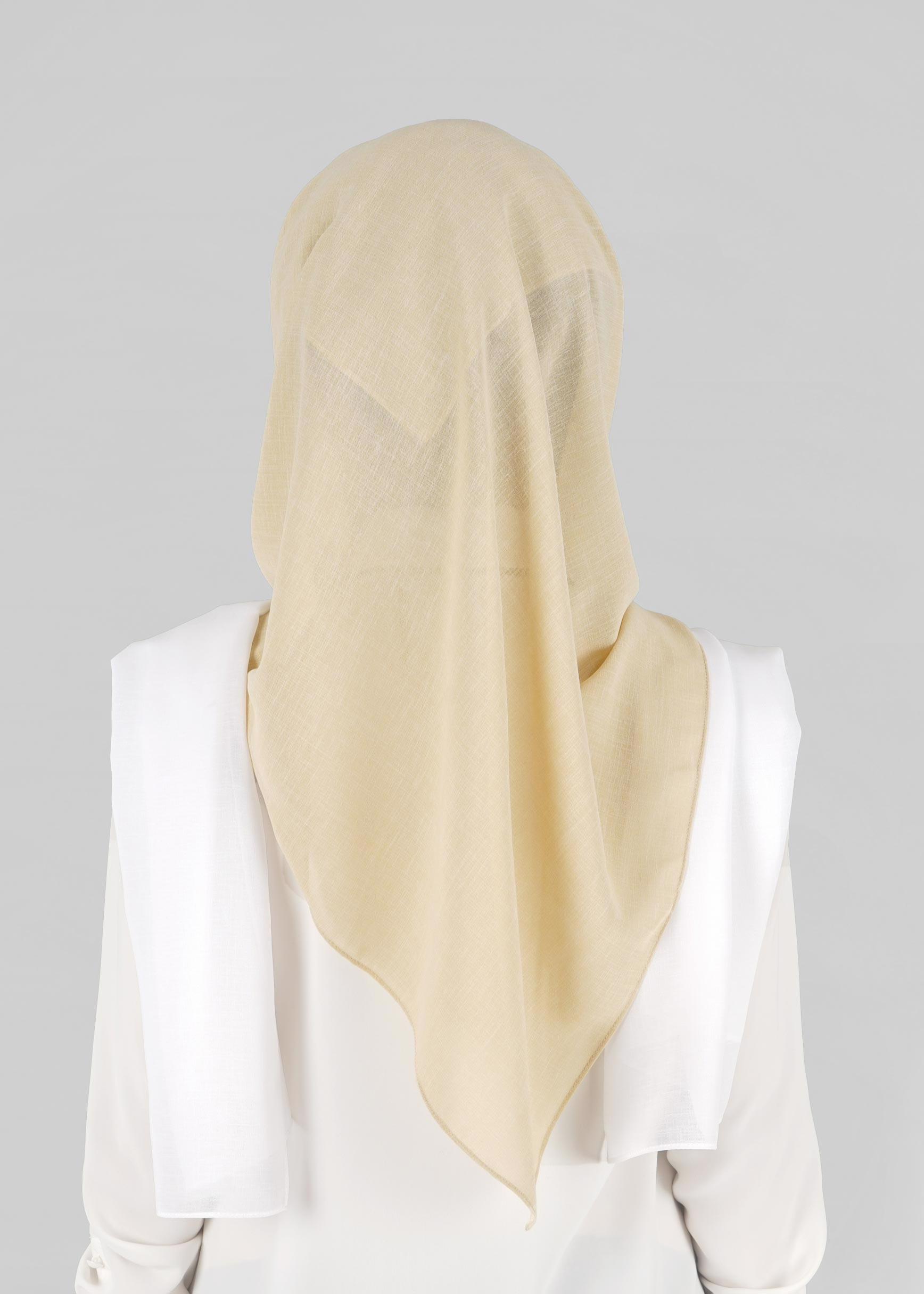 Tesettür giyim BEYAZ 9829-1 ALVİNA PRATİK EŞARP