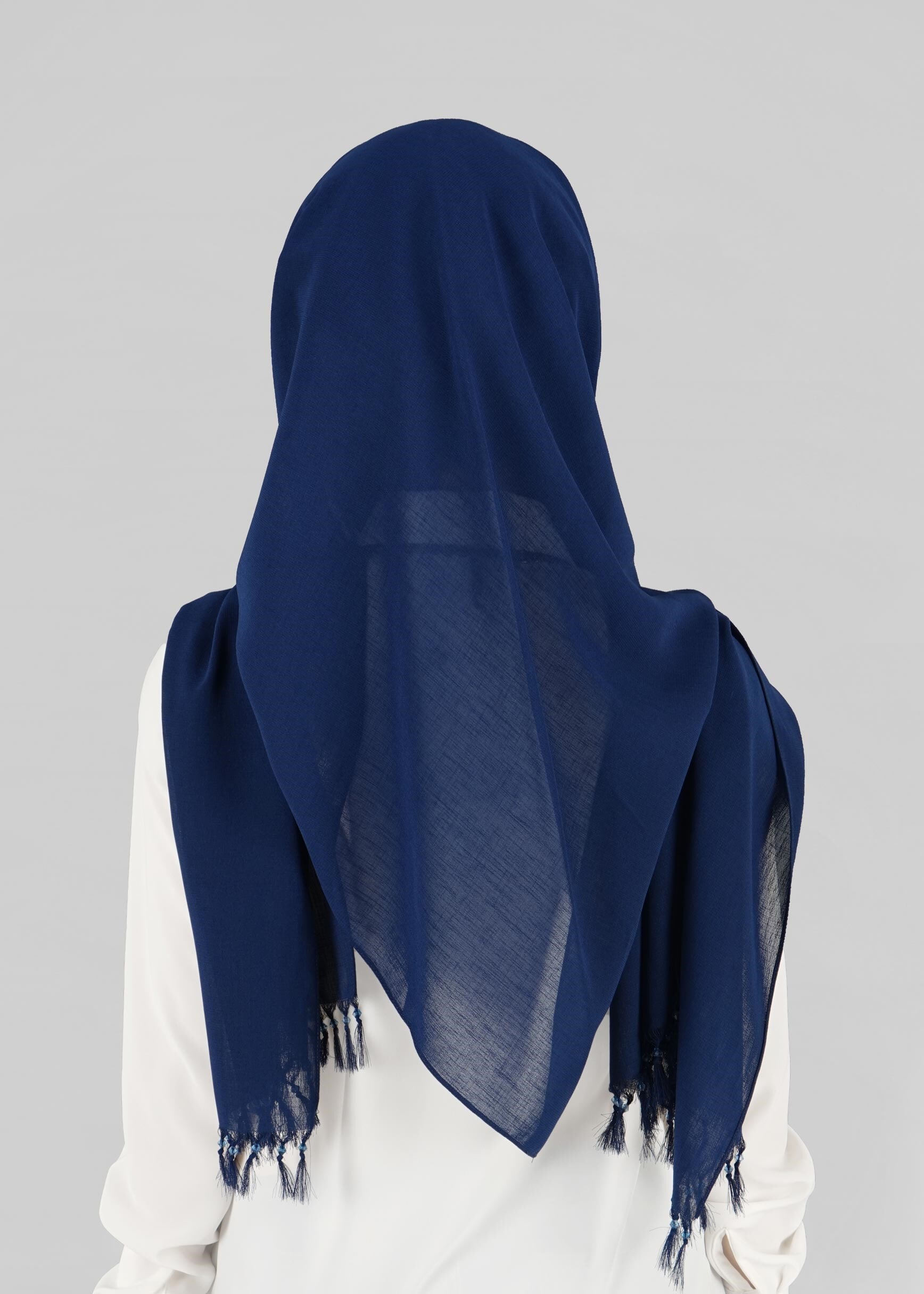 Tesettür giyim LACİVERT 9829-2 ALVİNA PRATİK EŞARP