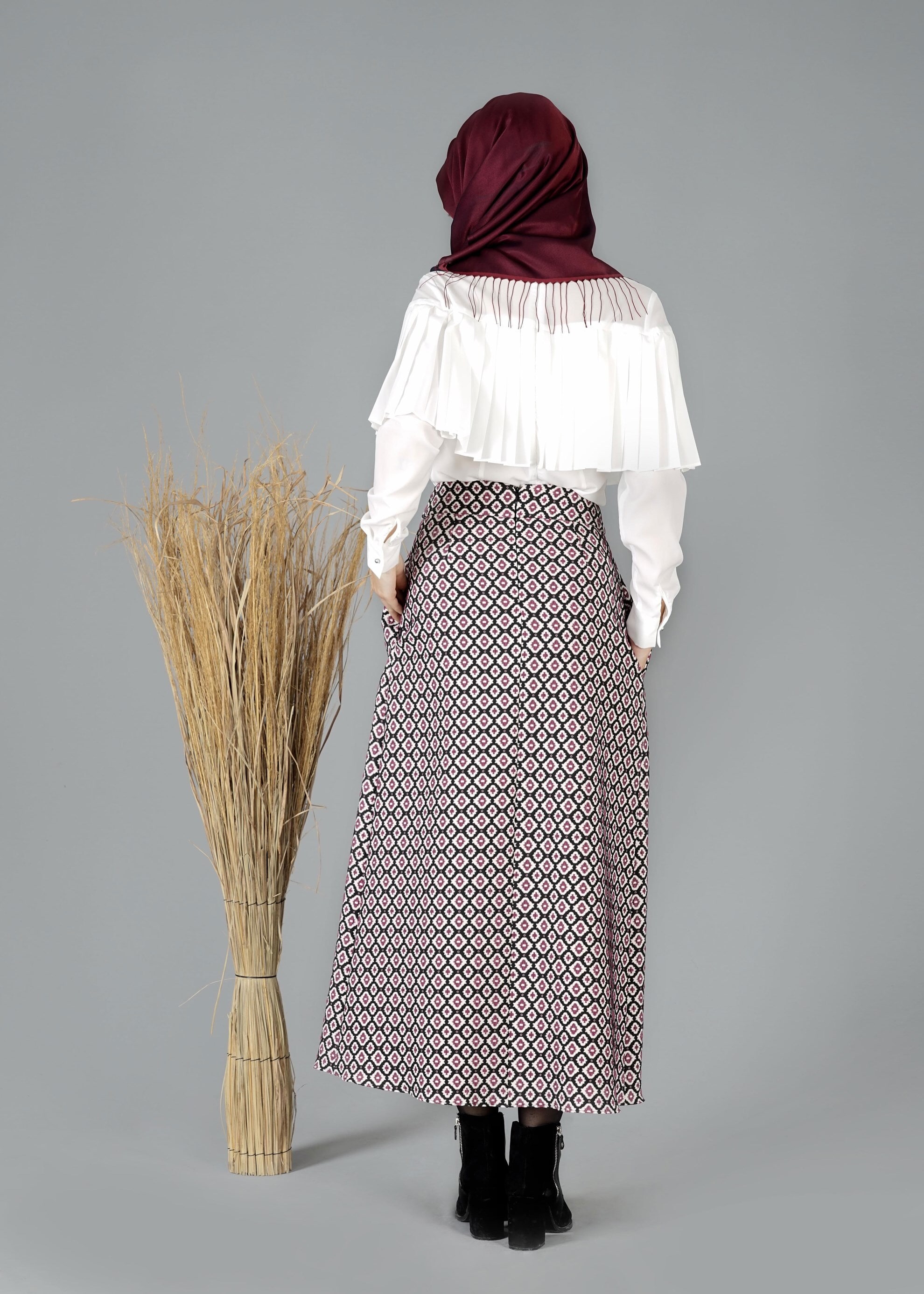 Tesettür giyim SİYAH 6926 ETEK