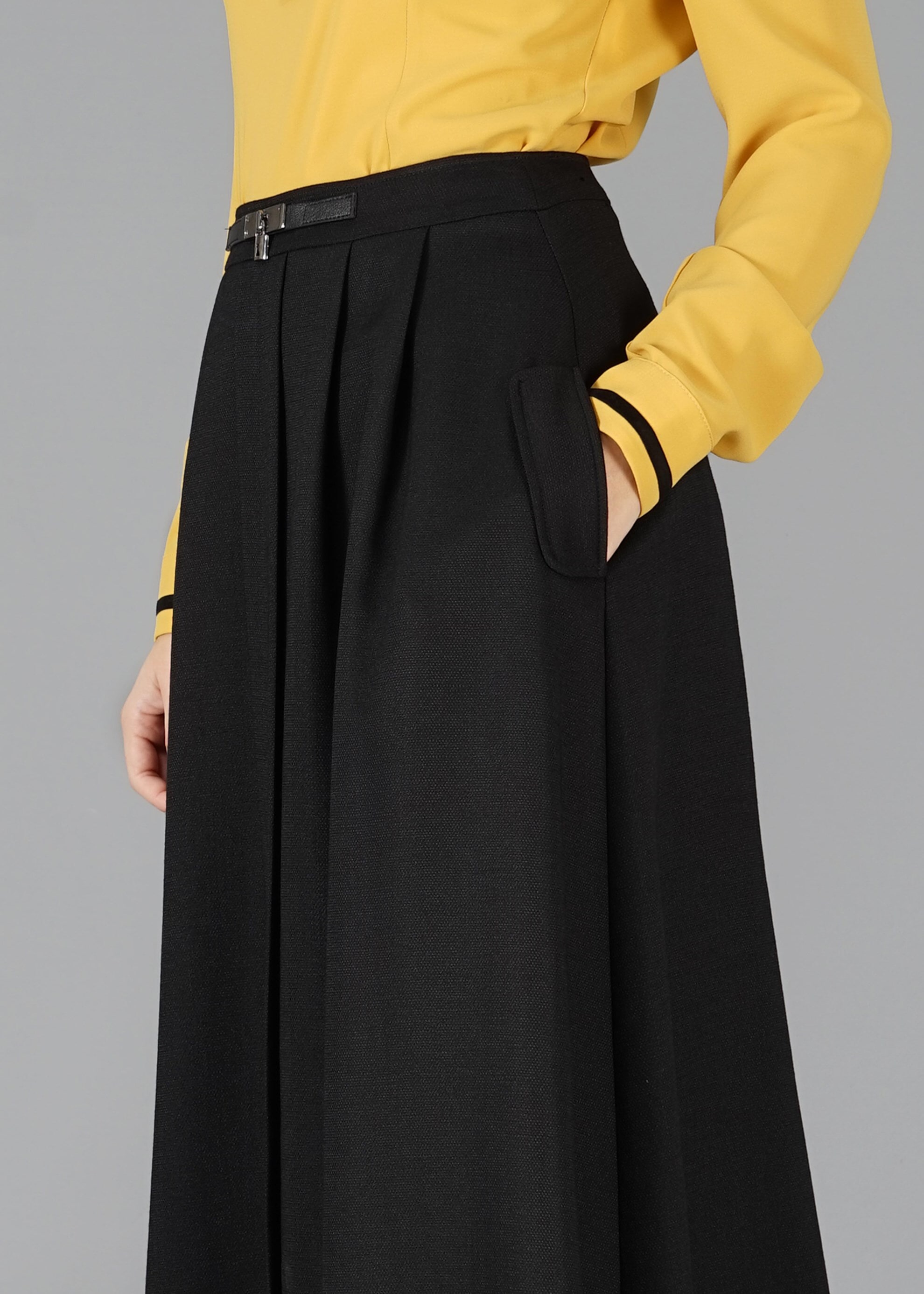 Tesettür giyim SİYAH 6929 ETEK