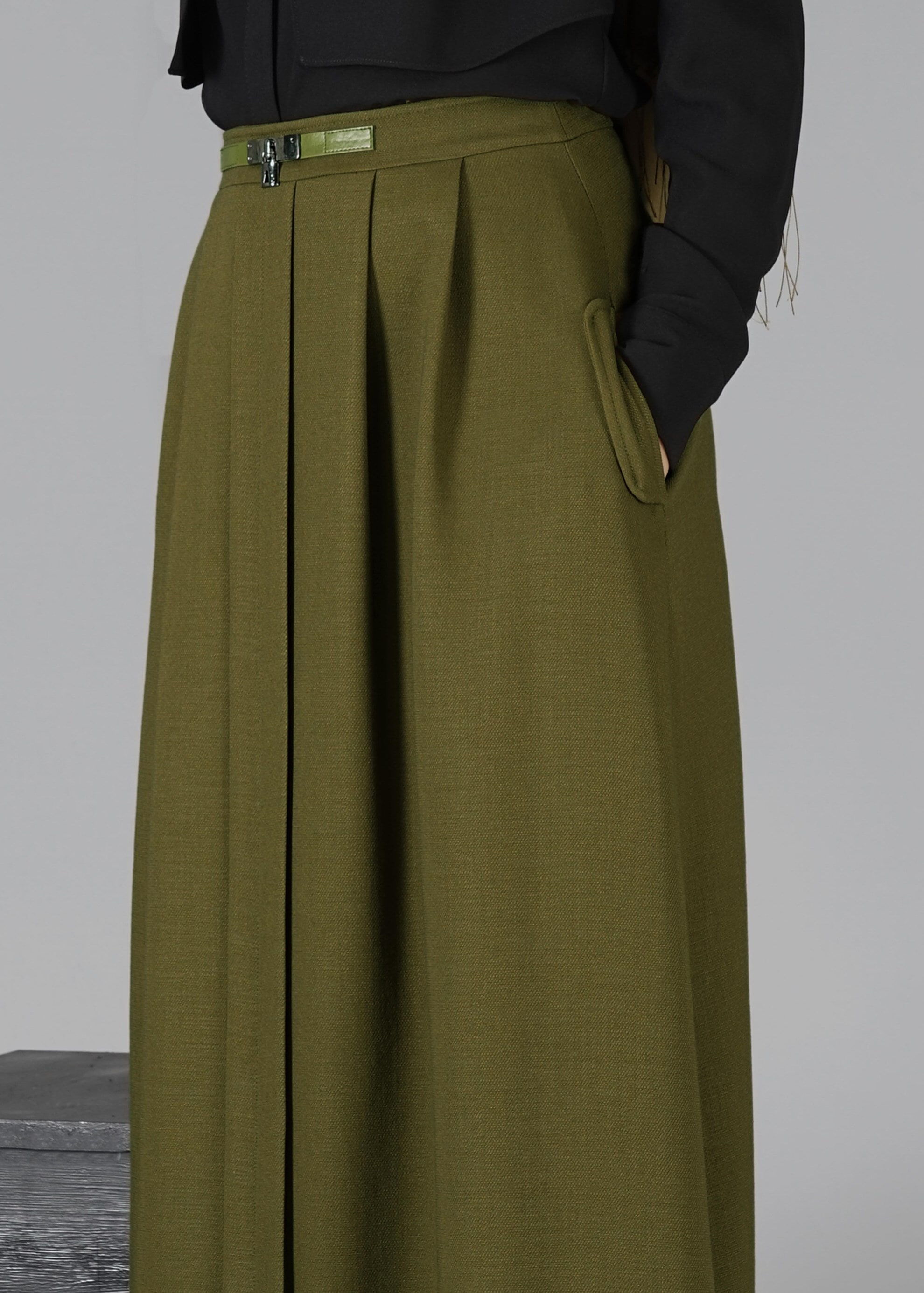 Tesettür giyim YEŞİL 6929 ETEK