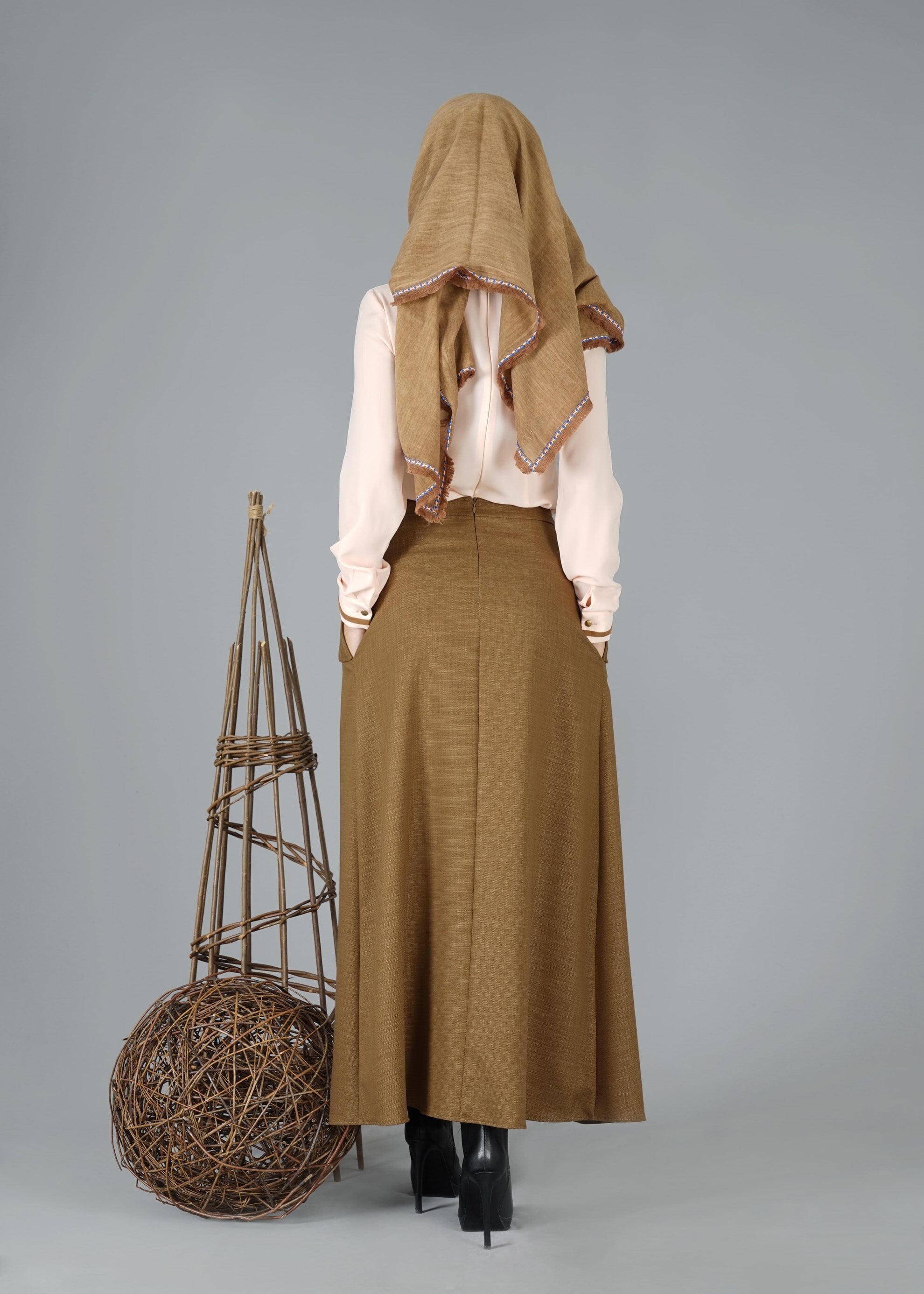 Tesettür giyim ALTIN 6929 ETEK