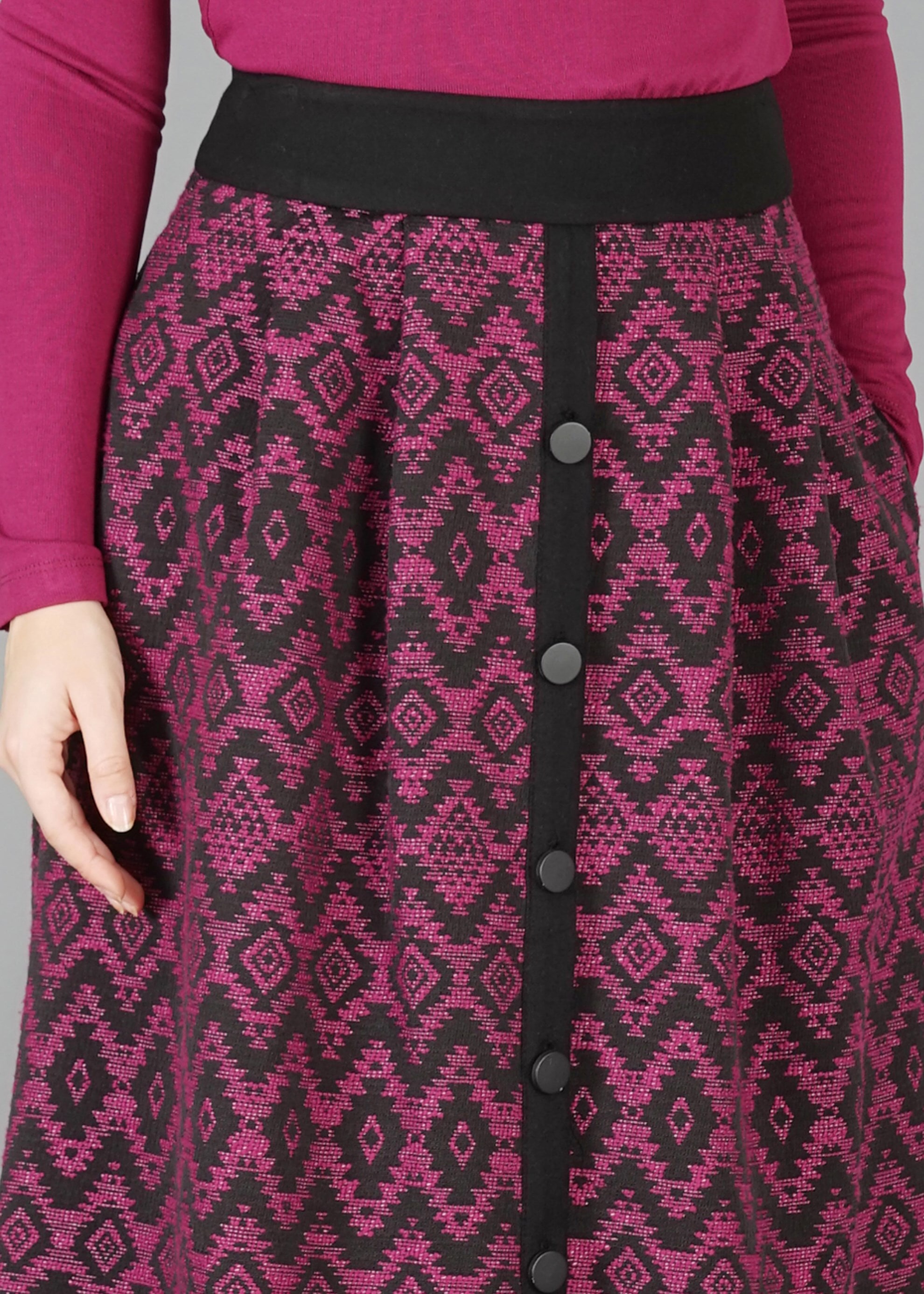 Tesettür giyim SİYAH 6931 ETEK