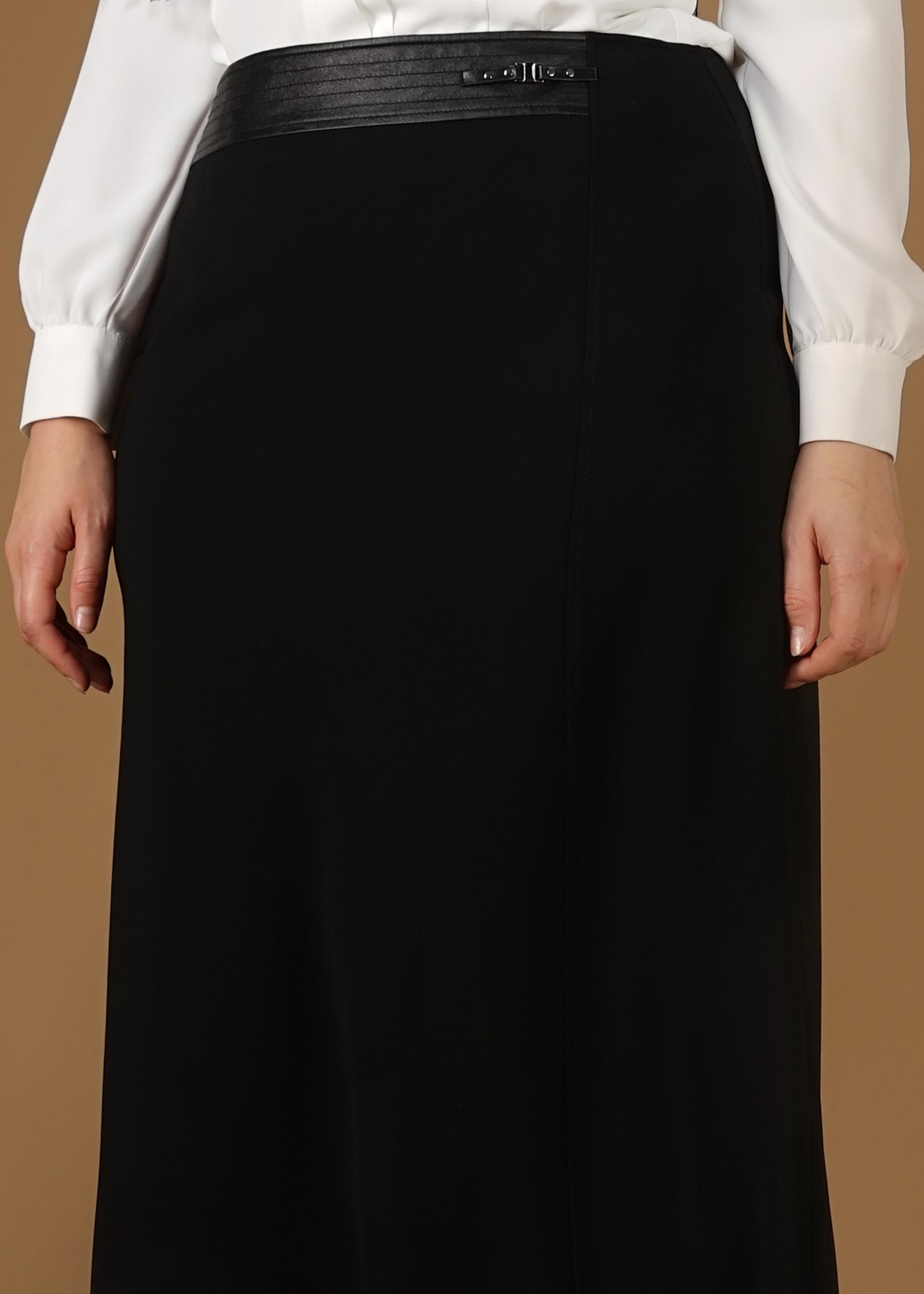 Tesettür giyim SİYAH 6937 ETEK