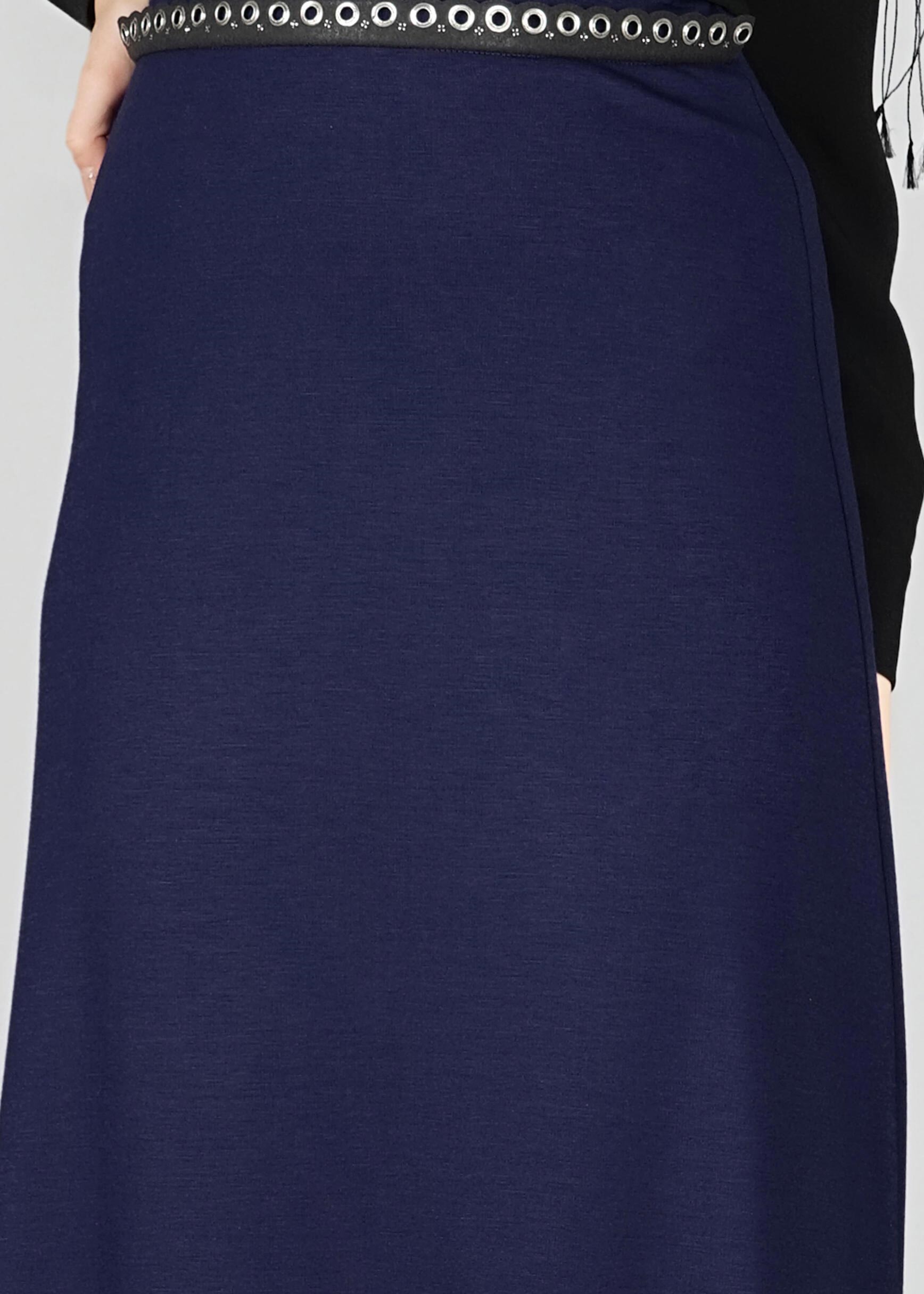 Tesettür giyim LACİVERT A KESİM ETEK 6943