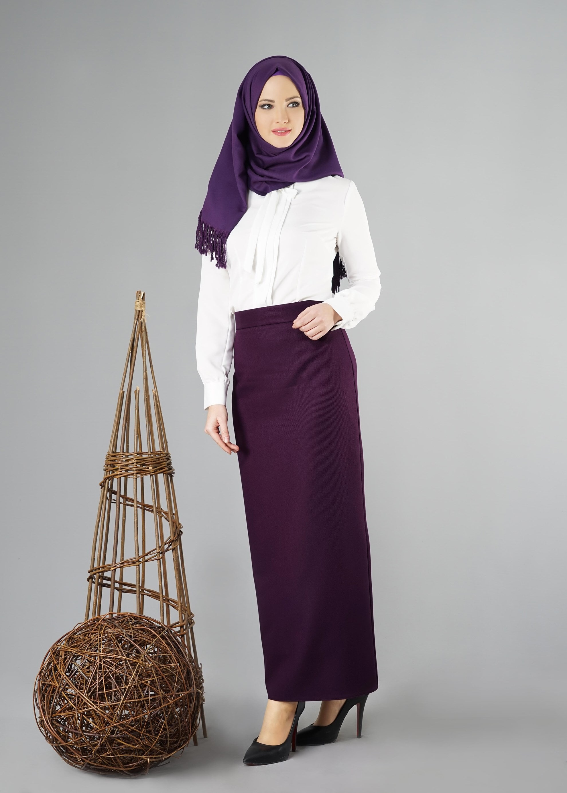 Tesettür giyim MOR 6944 ETEK