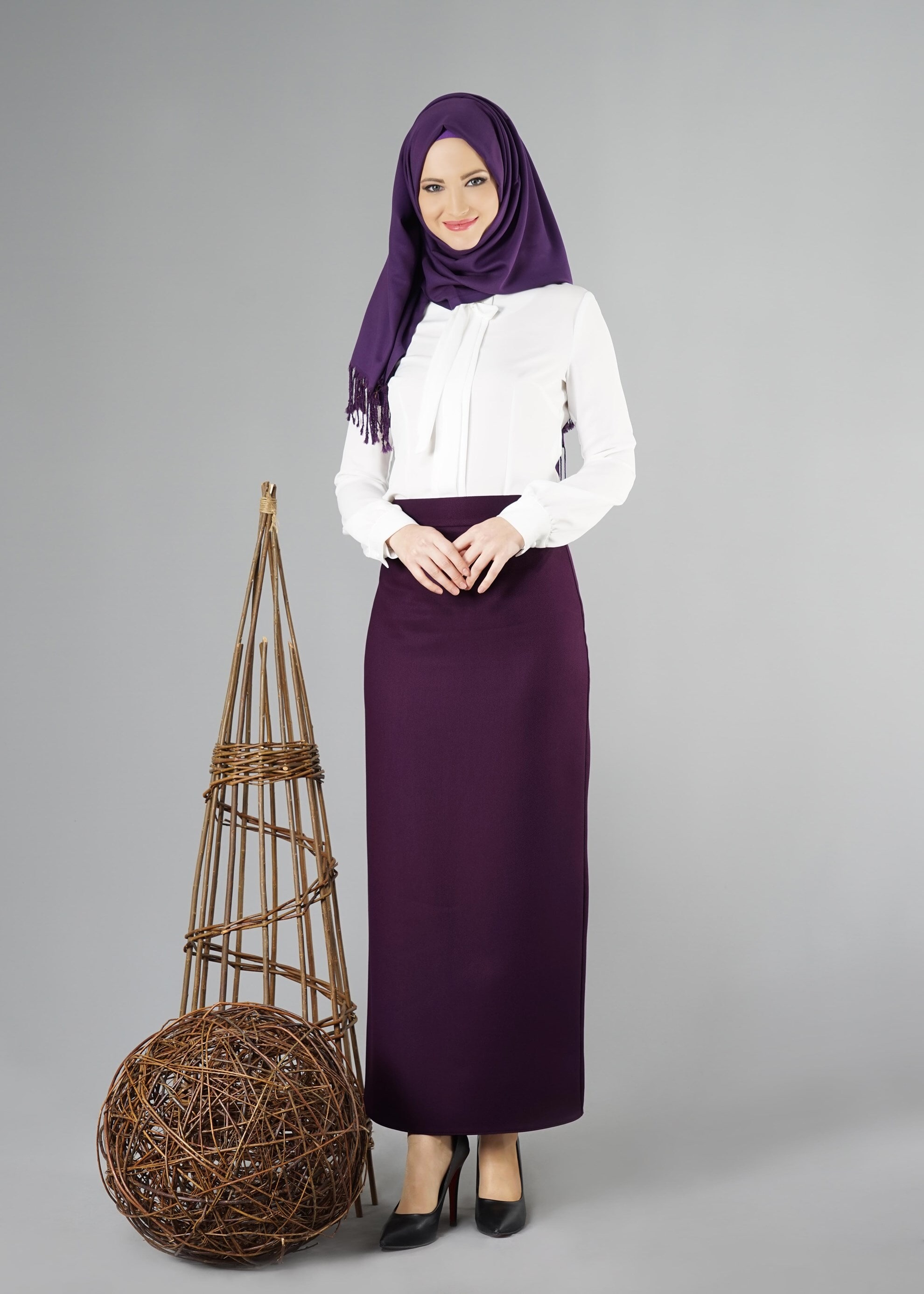 Tesettür giyim MOR 6944 ETEK