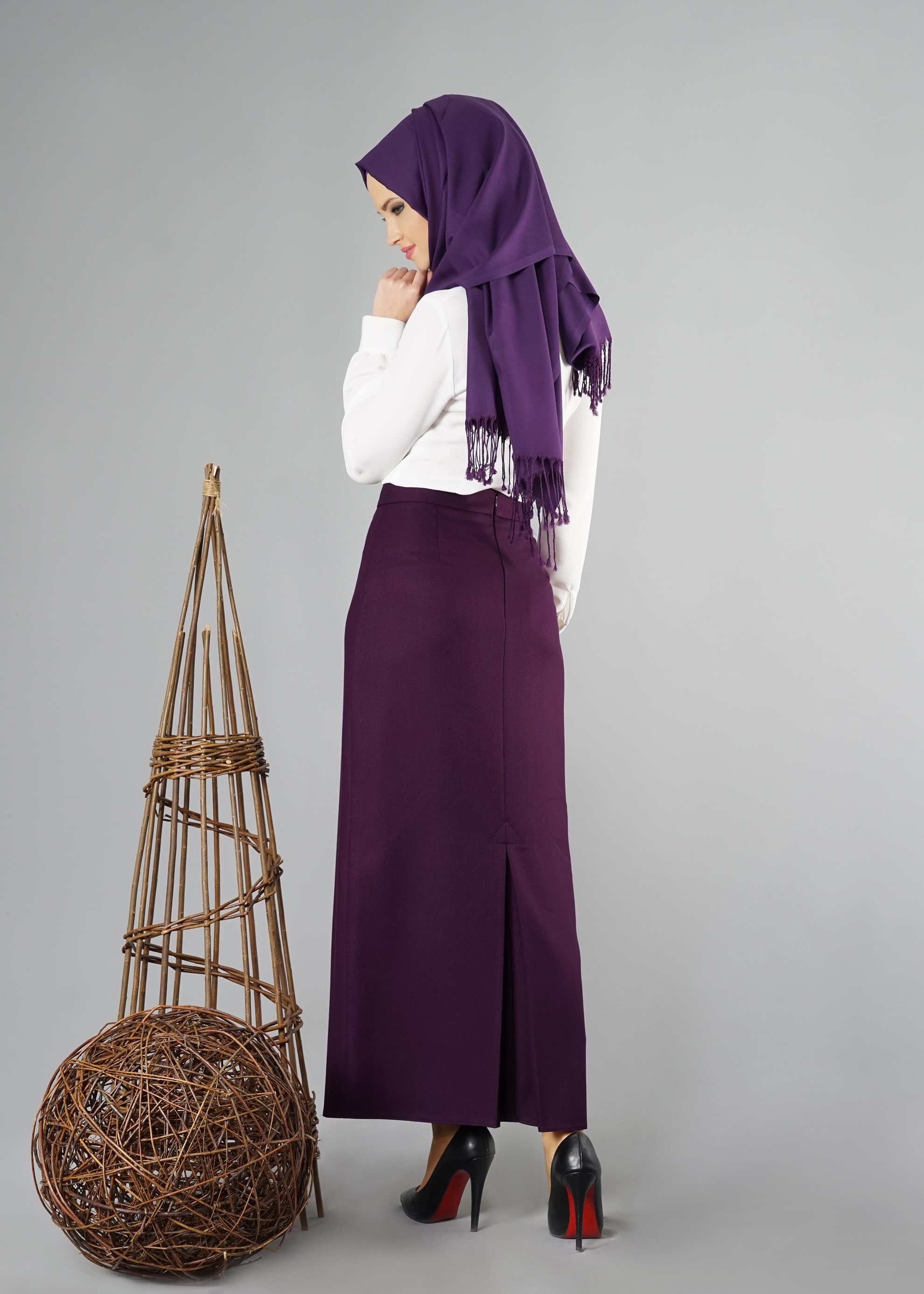 Tesettür giyim MOR 6944 ETEK