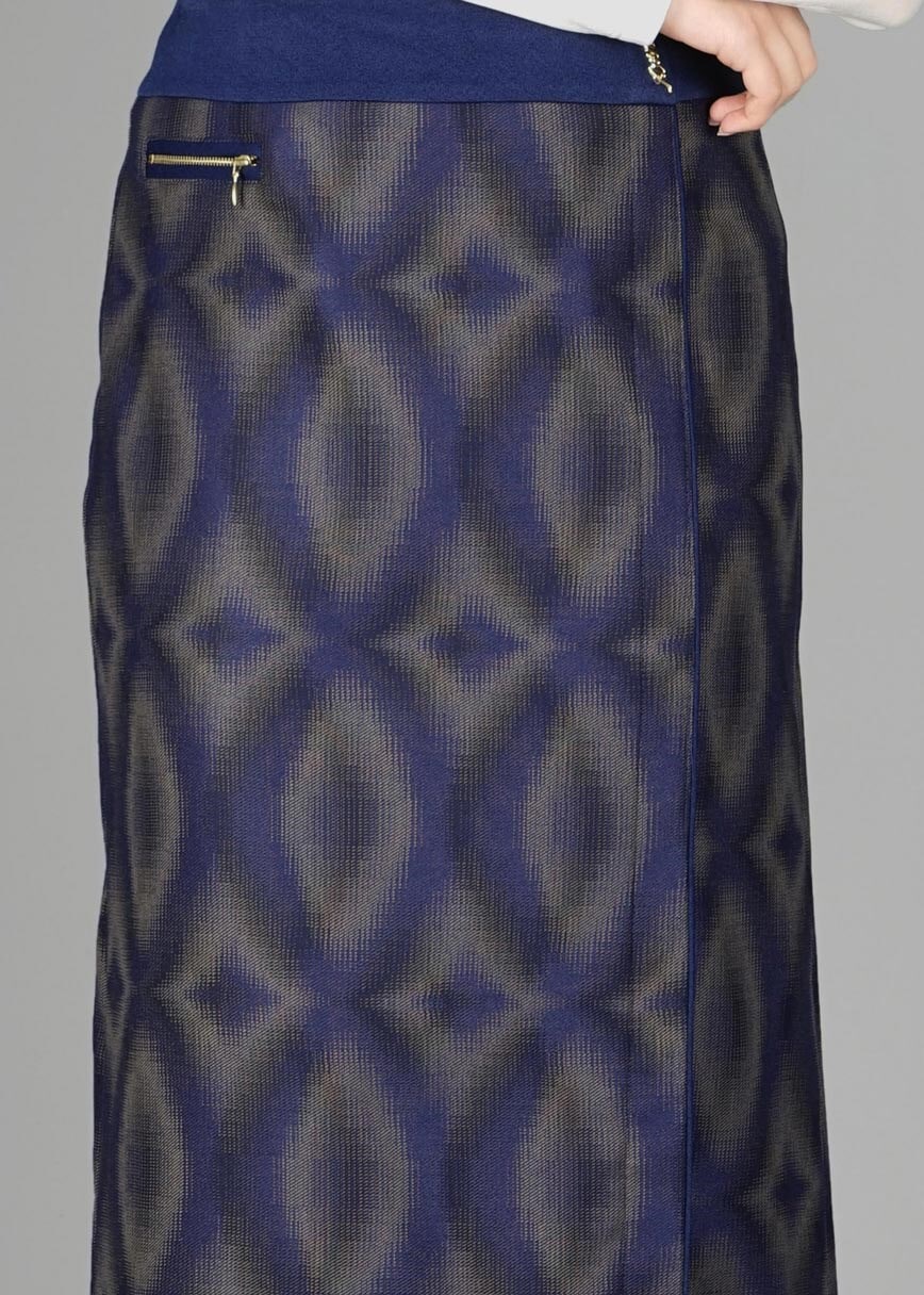 Tesettür giyim LACİVERT 6945 ETEK