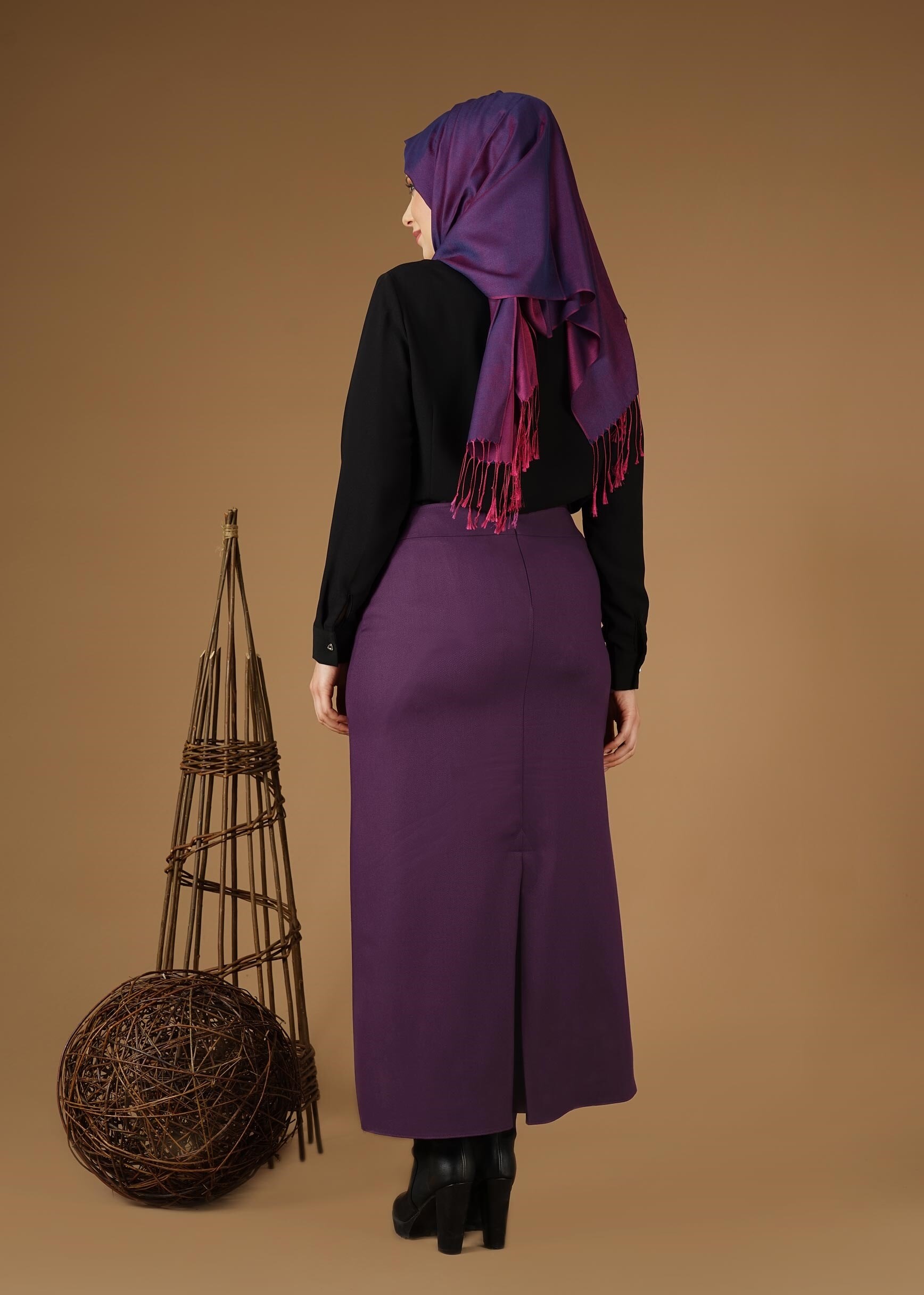 Tesettür giyim MOR 6946 ETEK