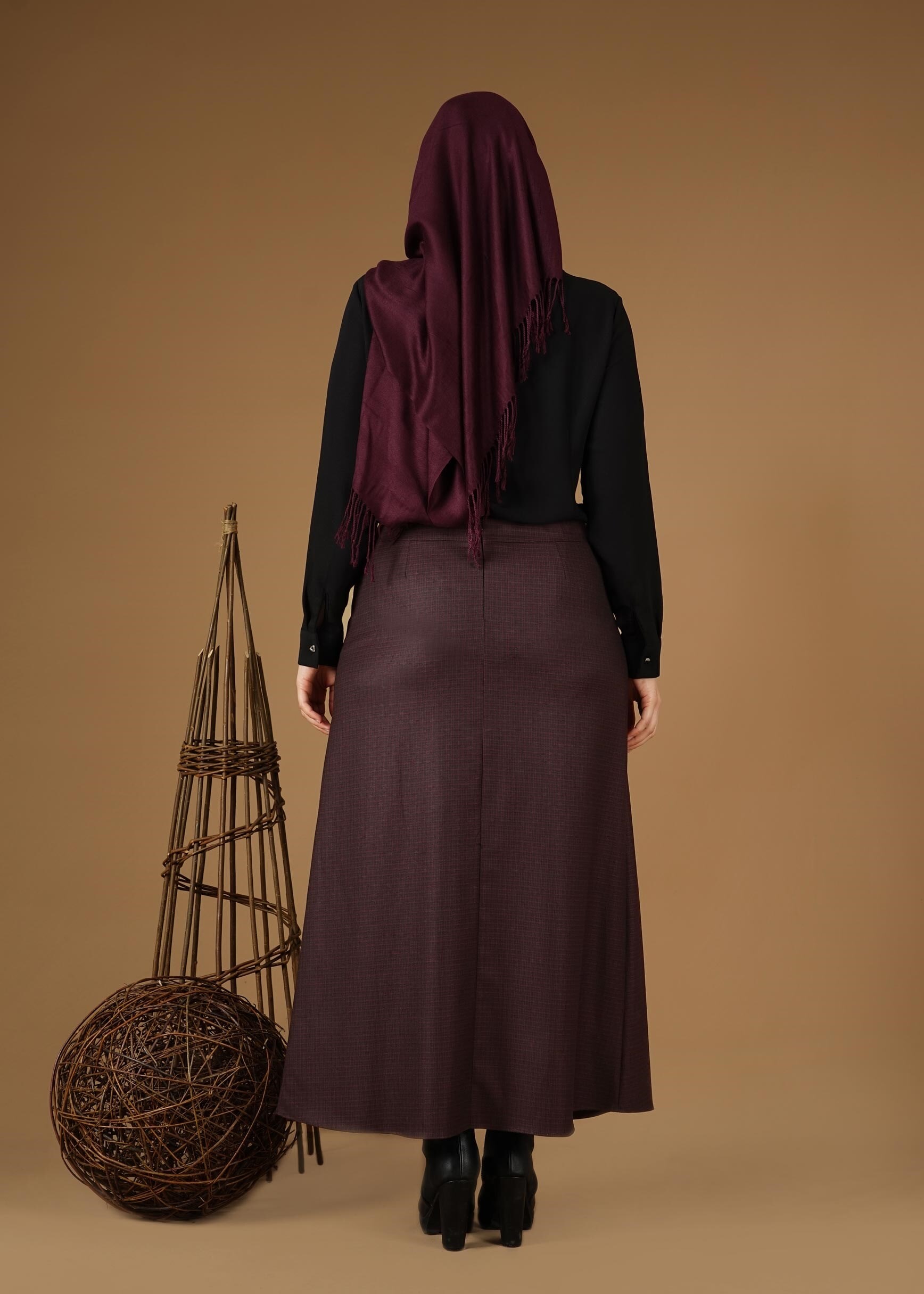 Tesettür giyim MÜRDÜM 6948 ETEK