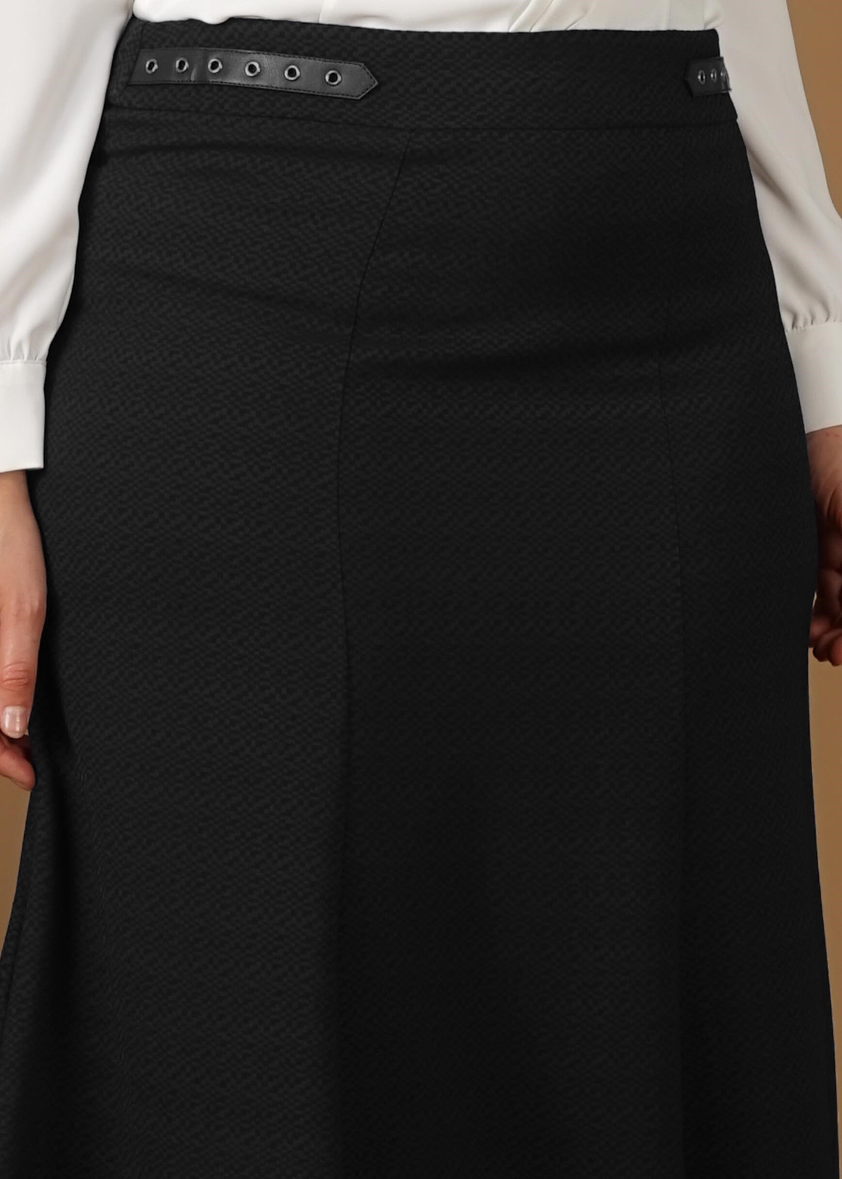 Tesettür giyim SİYAH 6949 ETEK