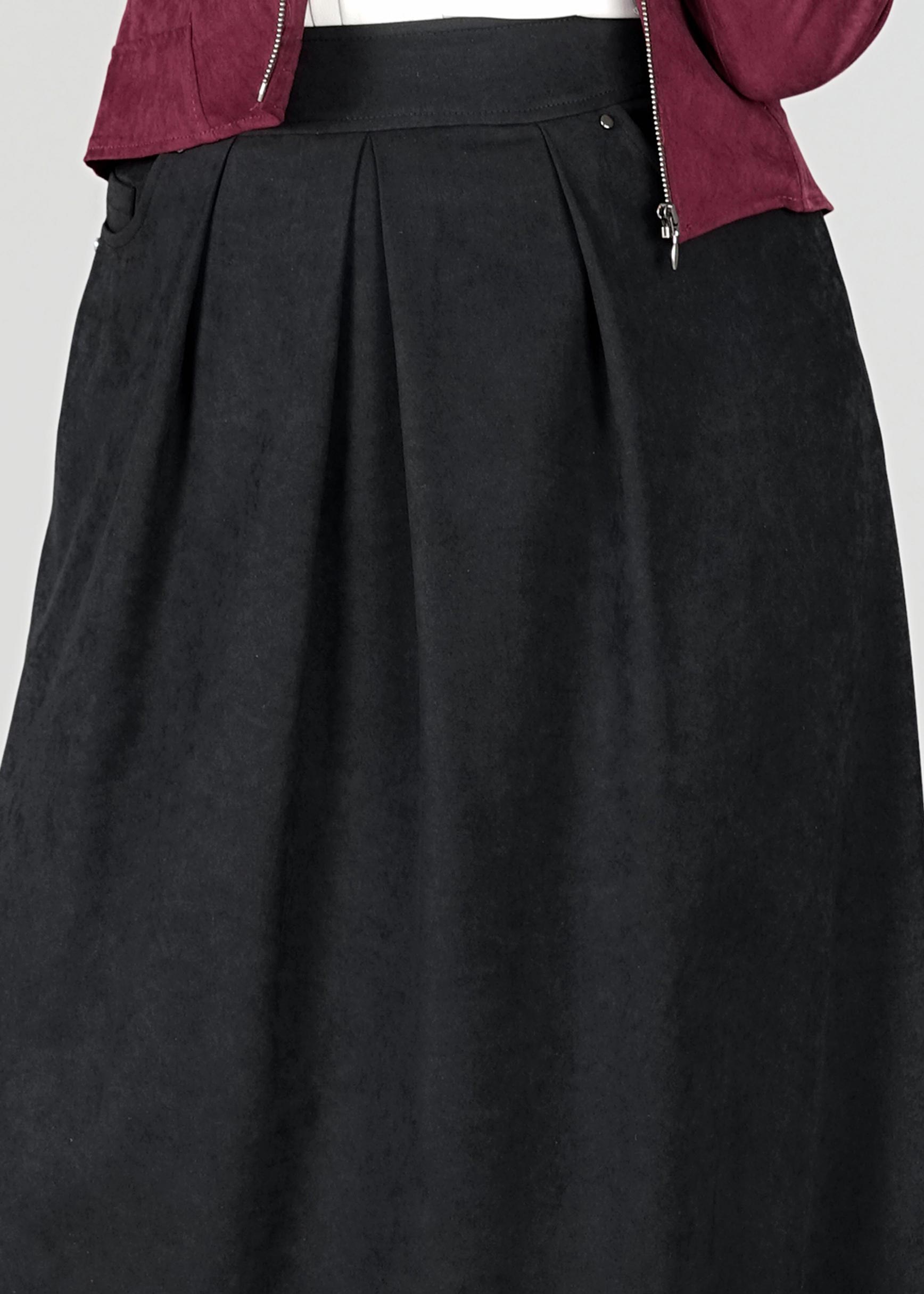 Tesettür giyim SİYAH 6963 ETEK