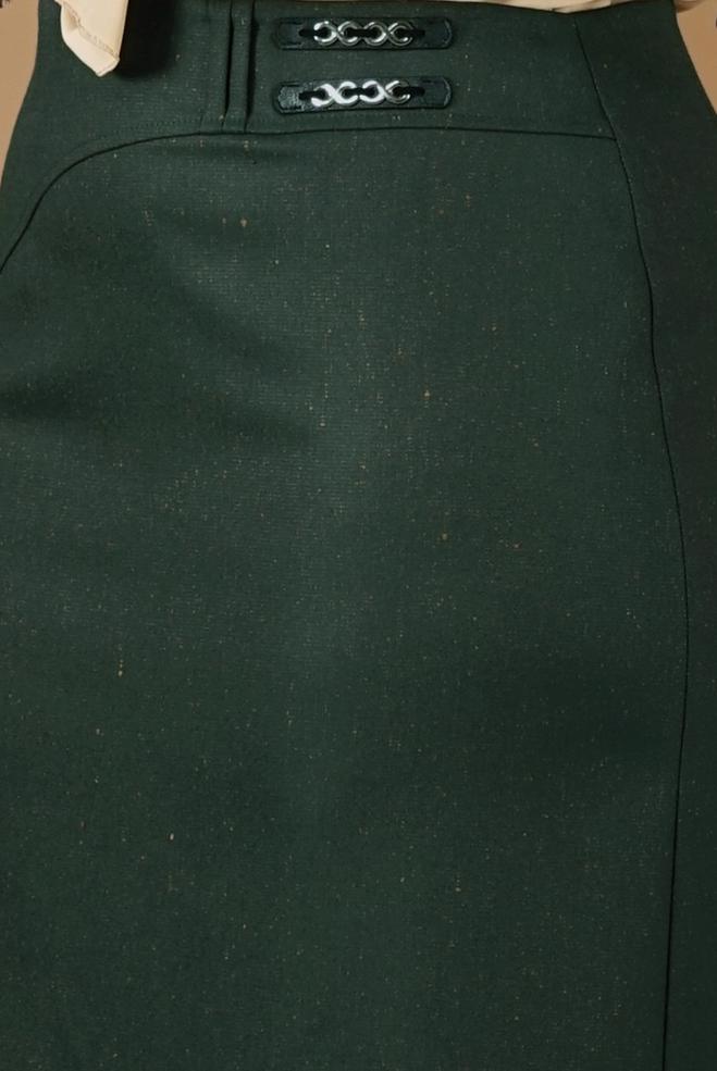 Tesettür giyim YEŞİL 6964 ETEK - ALVİNA