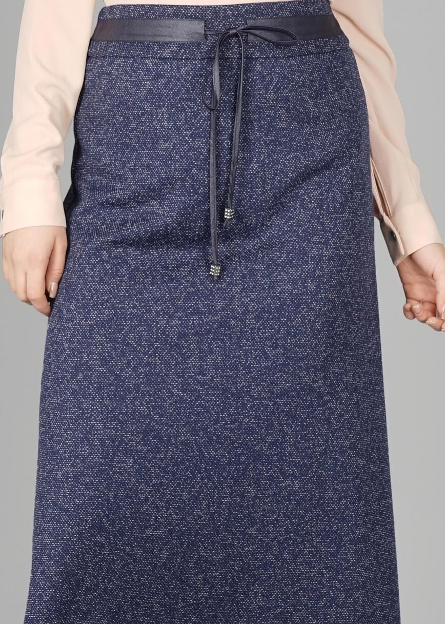 Tesettür giyim LACİVERT 6967 ETEK