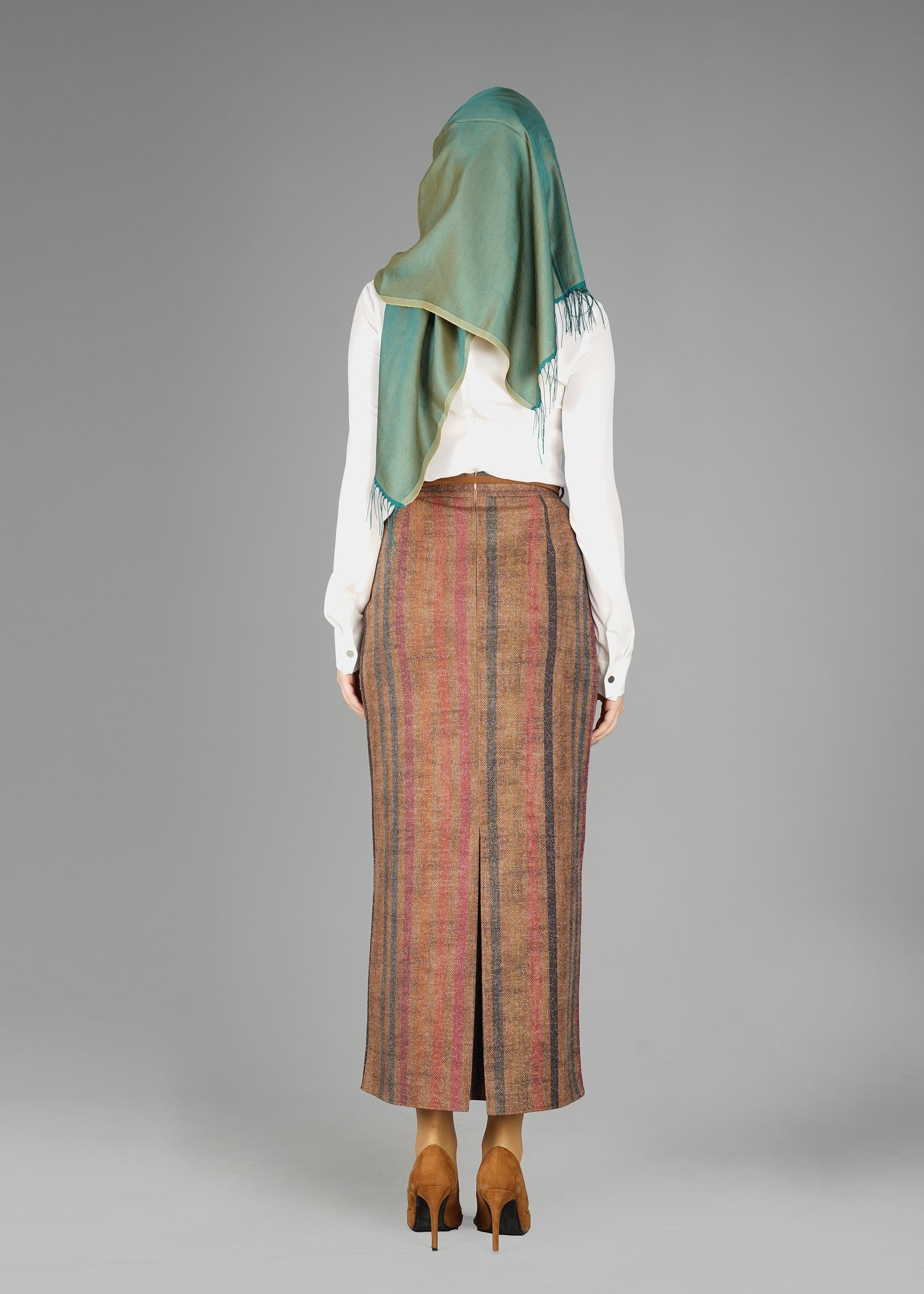 Tesettür giyim TABA 6970 ETEK 