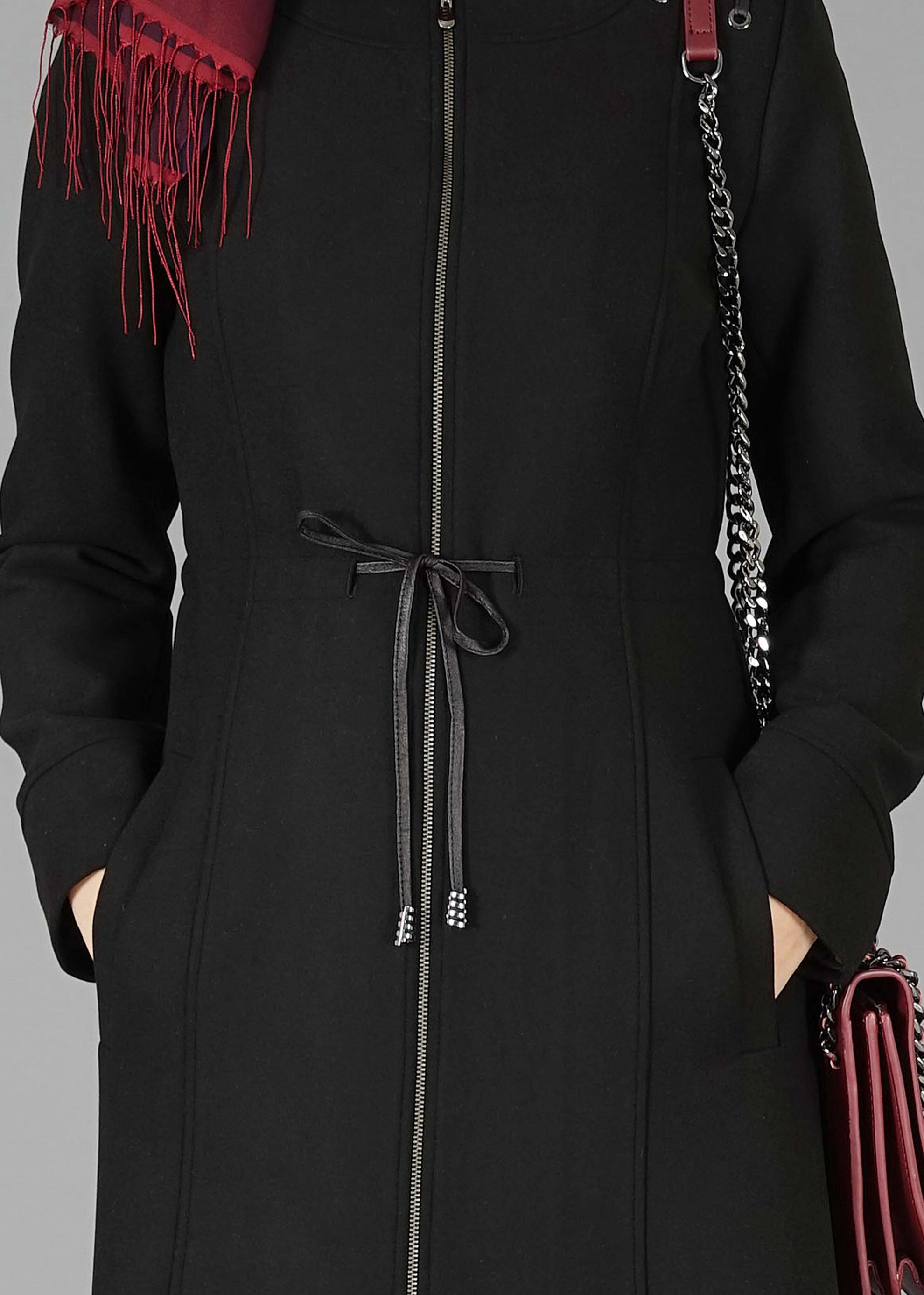 Tesettür giyim SİYAH 9457 KABAN