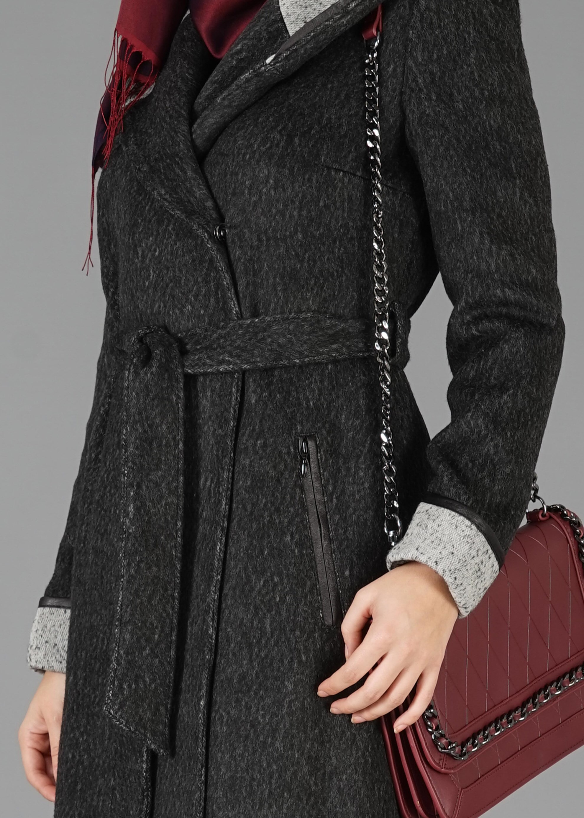 Tesettür giyim SİYAH 9474 KABAN