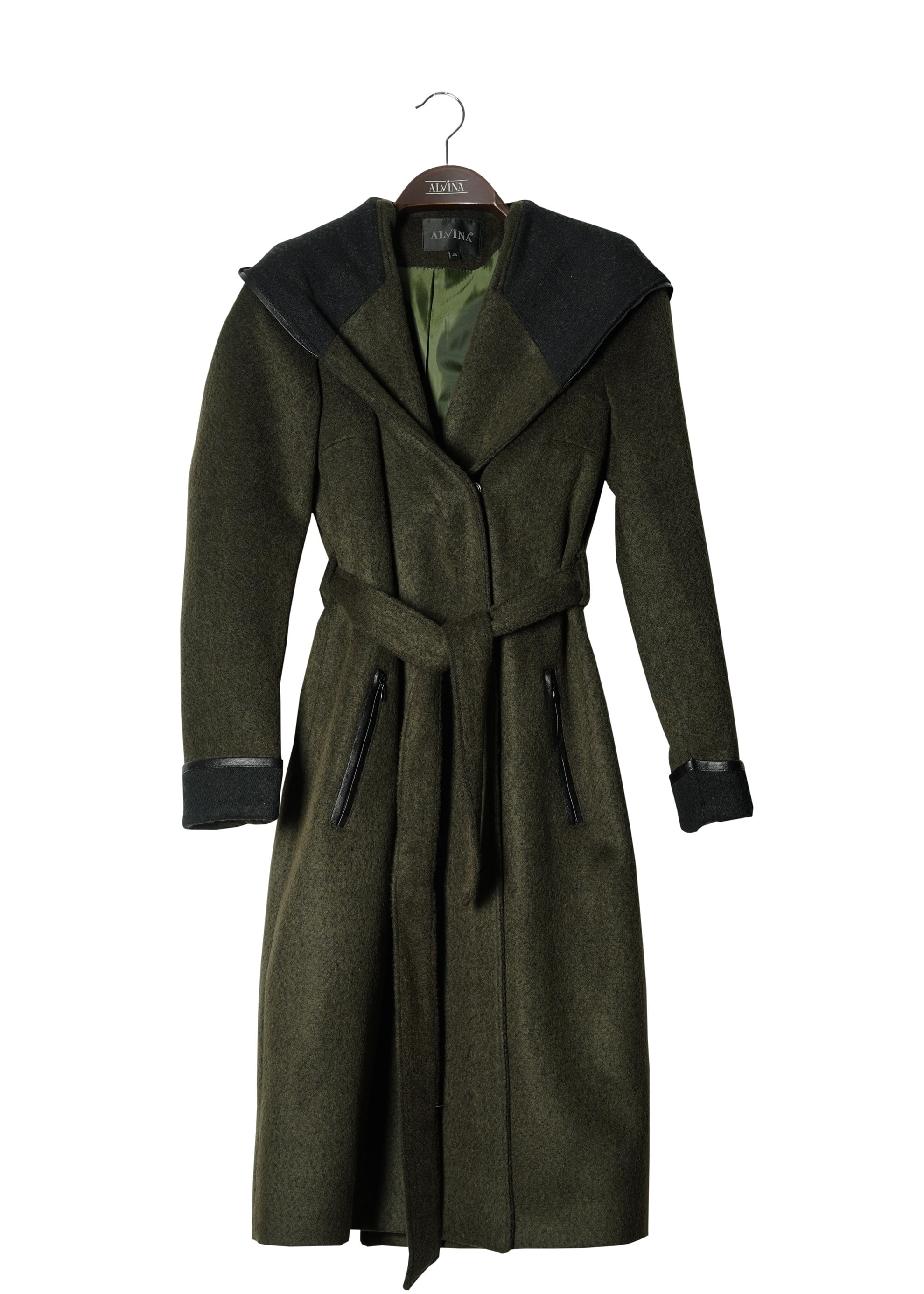 Tesettür giyim HAKİ 9474 KABAN