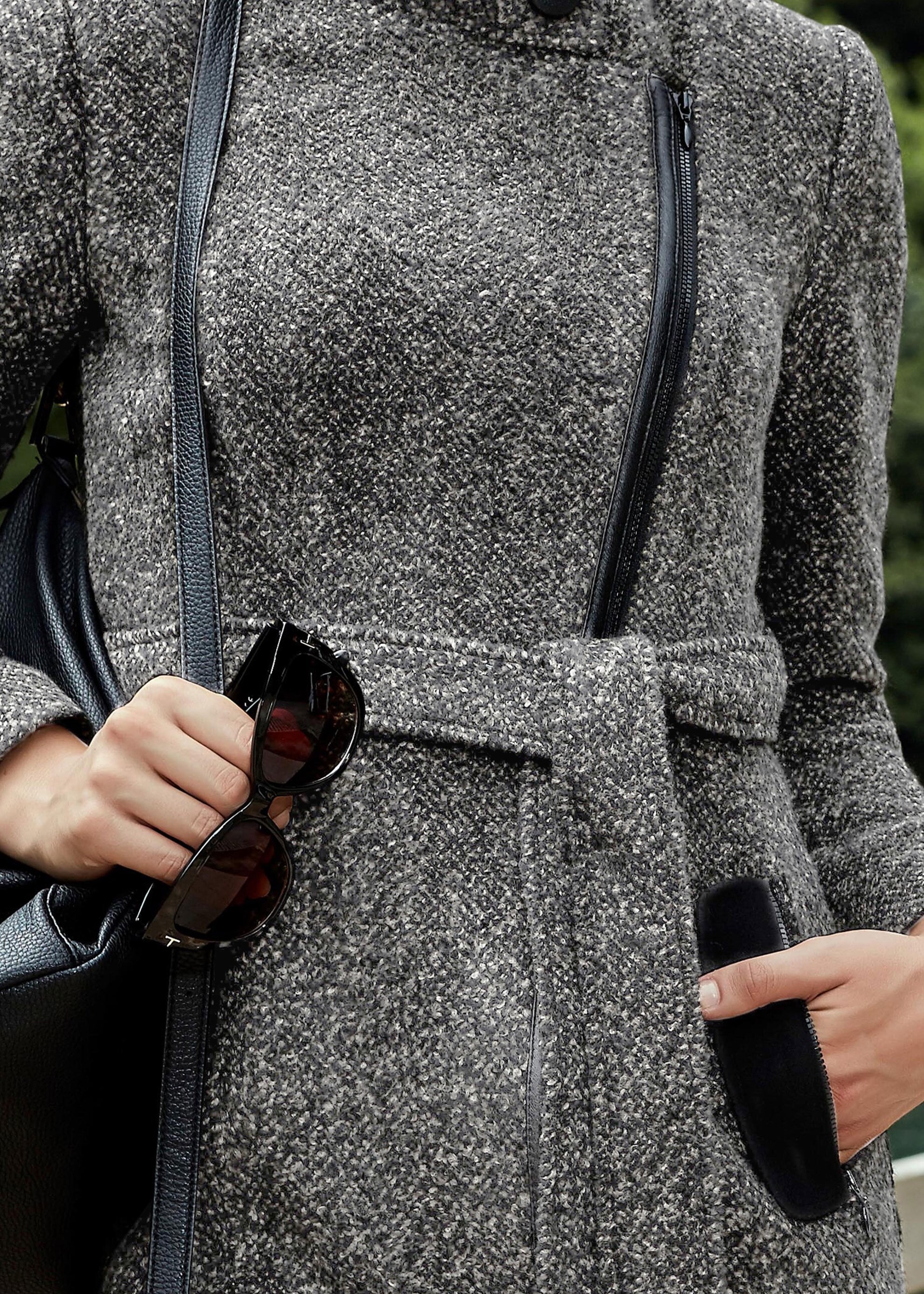 Tesettür giyim GRİ 9489 KABAN